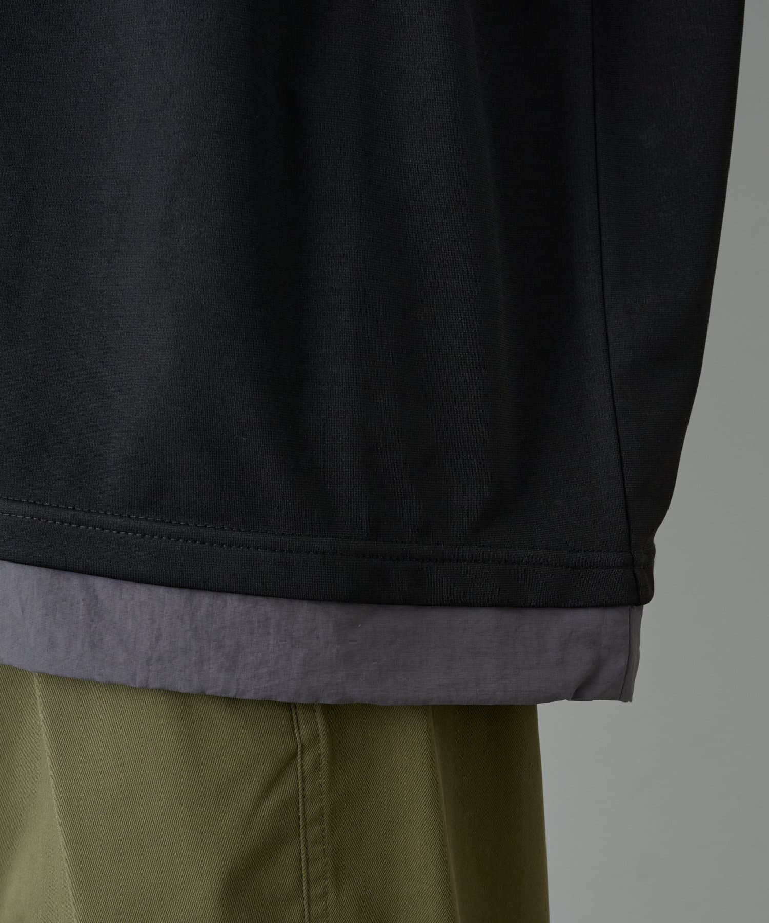 COLONY 2139(コロニー トゥーワンスリーナイン) ポンチフハク切替クルーネックTシャツ