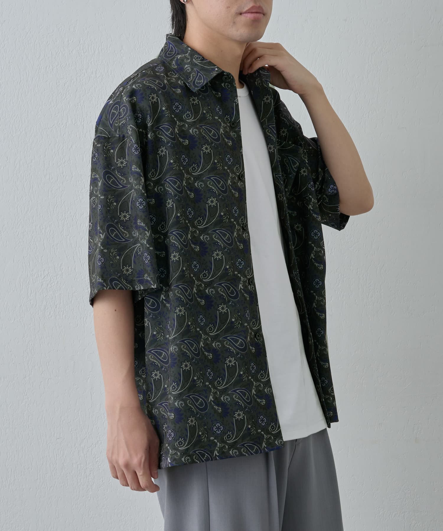 KAPTAIN SUNSHINE KS20SSH06 ペイズリー柄半袖シャツ キャプテンサンシャイン ペイズリー 柄 シャツ 品番KS20SSH06 KAPTAIN