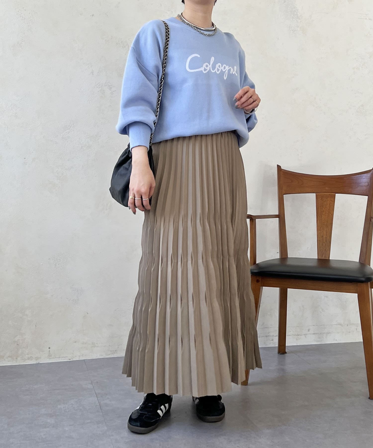 Croisiere(クロジエール) ロゴニットスエットプルオーバー