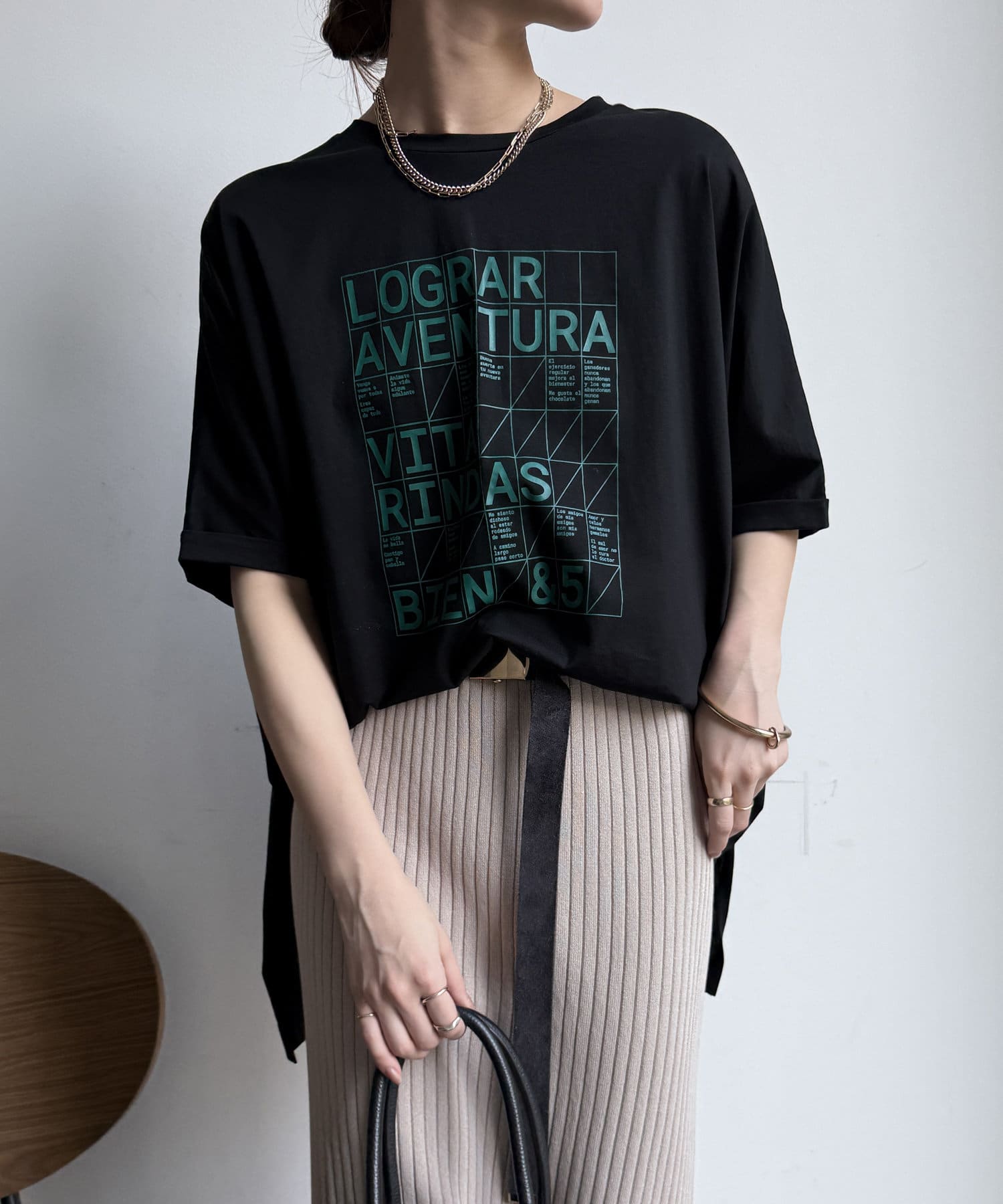 DOUDOU(ドゥドゥ) 【WEB限定】LOGRARロゴTEE