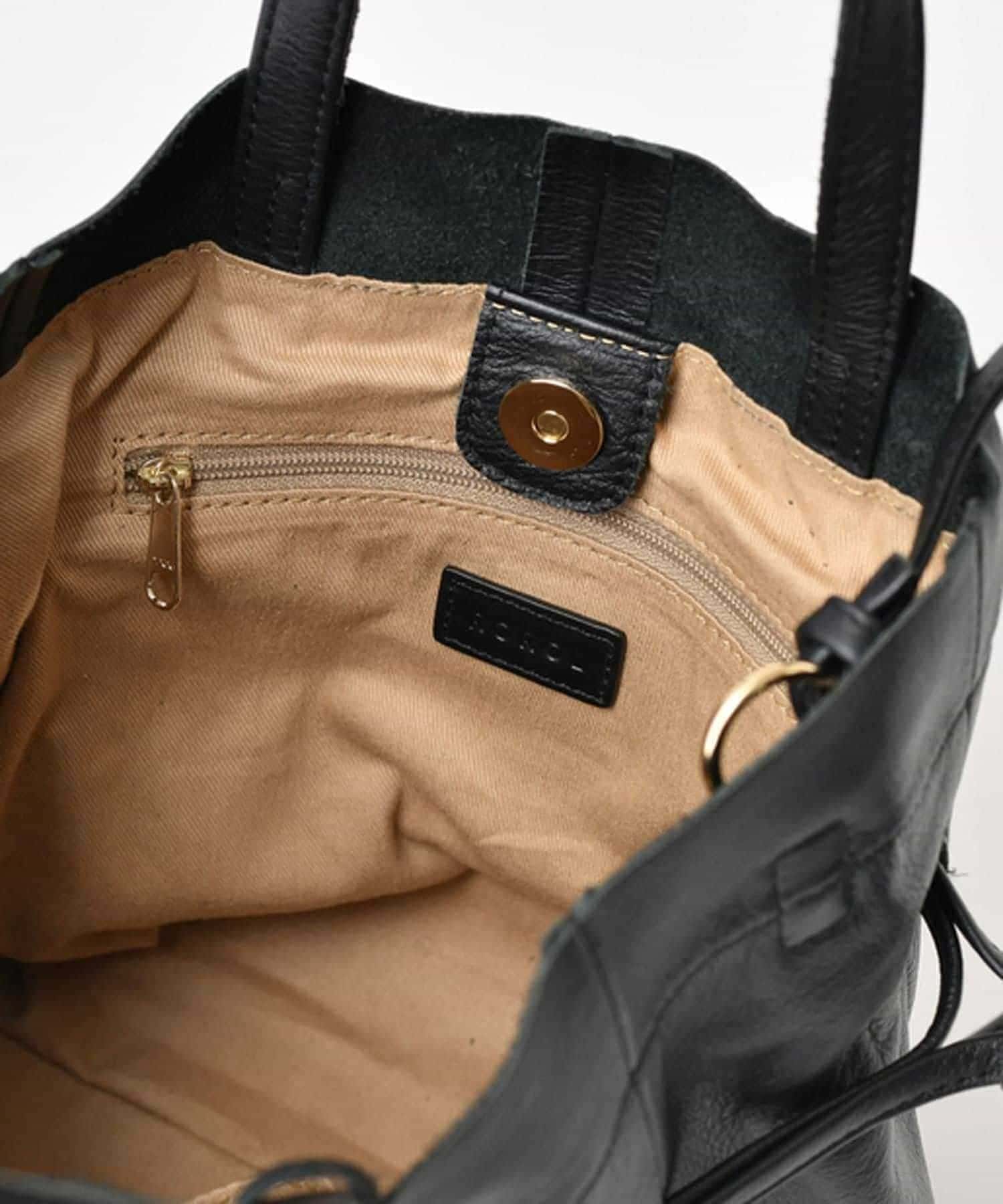 Omekashi(オメカシ) 【Omekashi名品/ロングセラー◎】ROROL レザーミニ巾着トート