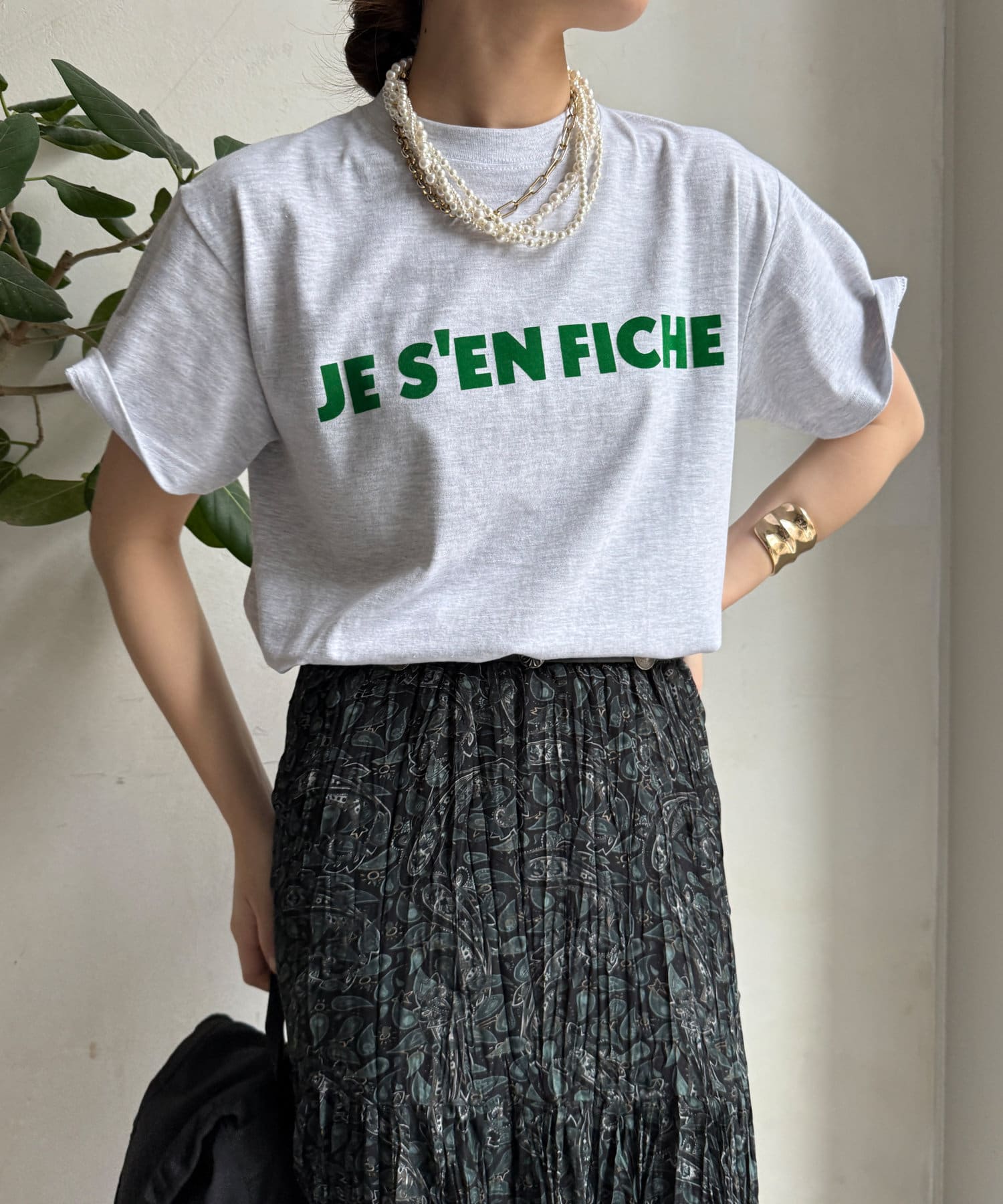 DOUDOU(ドゥドゥ) 【新色追加】JES'EN FICHEフロッキーロゴTEE
