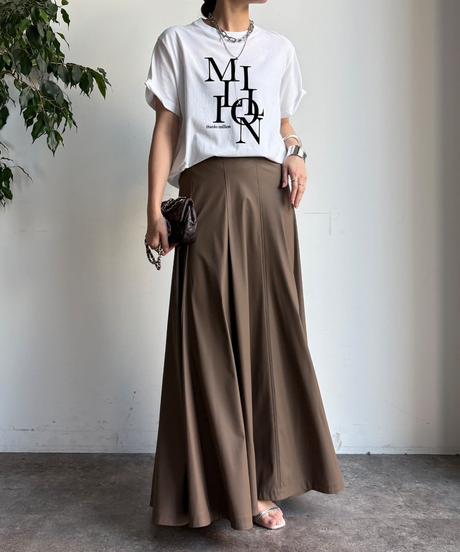 tシャツ MILLION MIXフロッキーロゴTEE レディース MILLION MIXフロッキーロゴTEE（Tシャツ/カットソー）｜DouDou