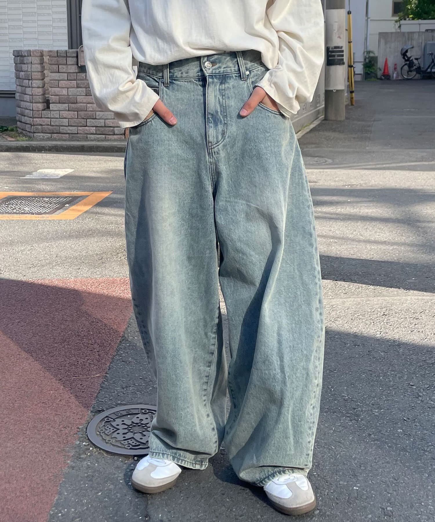 cian denim/シアンデニム】バギーワイドデニム | CIAOPANIC