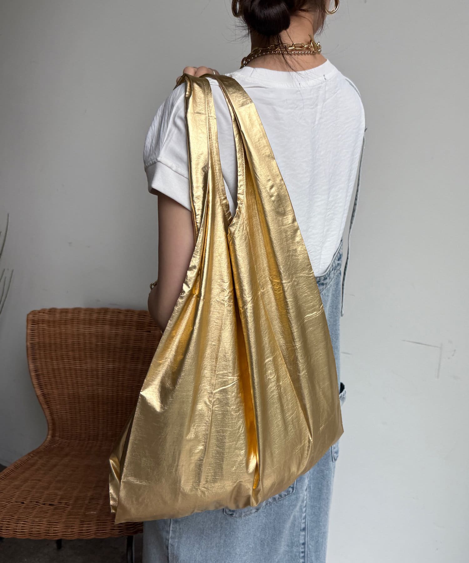 DOUDOU(ドゥドゥ) 【BAGGU/バグゥ】25SS STANDARD BAGGU メタリック