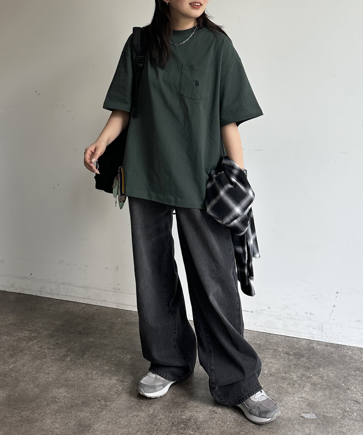 CPCM(シーピーシーエム) 【U.S. POLO ASSN.】1ポイント刺繍半袖T