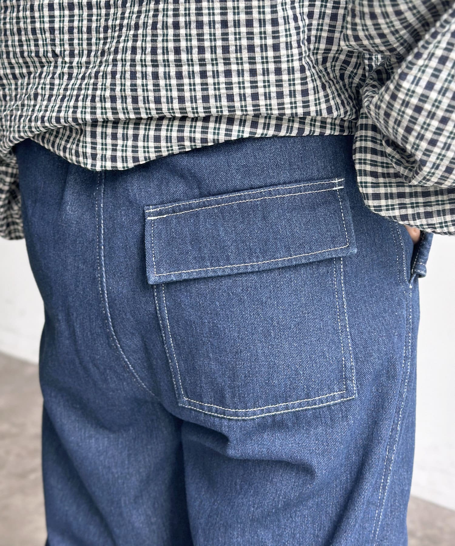 CPCM(シーピーシーエム) 綿ナイロンニータックパンツ