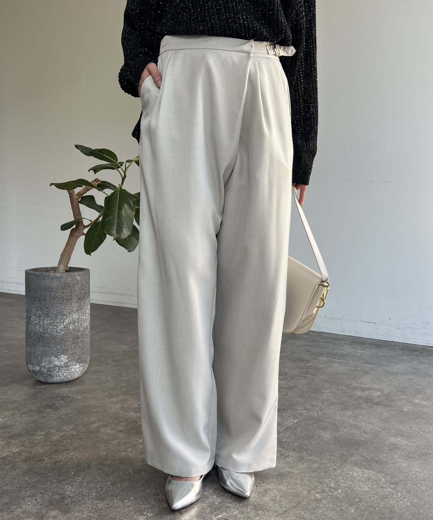ラップワイドパンツ | Chez toi(シェトワ)レディース | PAL