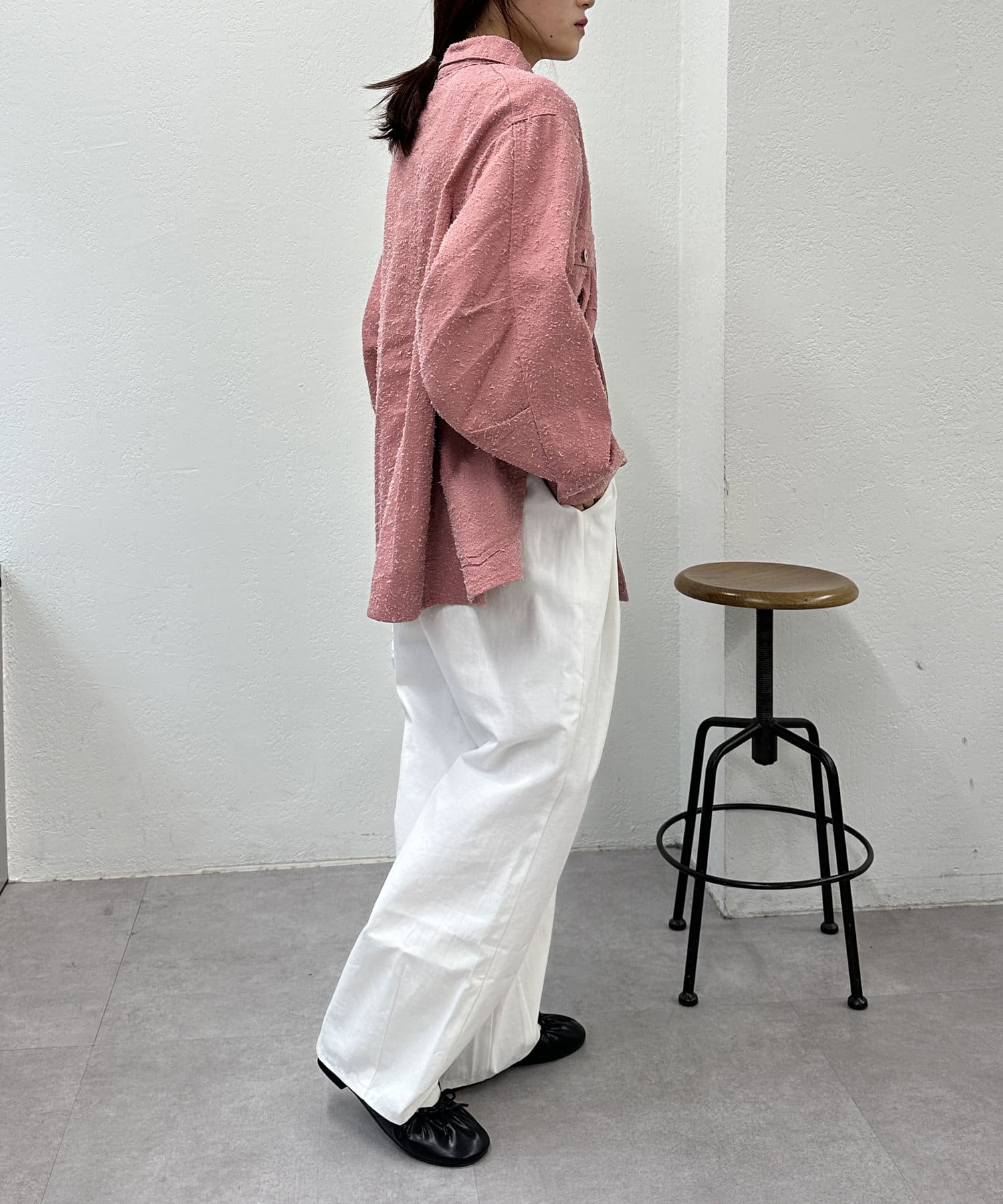 w closet(ダブルクローゼット) つぶつぶBIGジャケット
