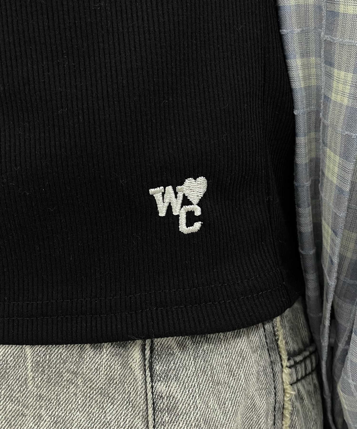 w closet(ダブルクローゼット) 【カップ付】刺繍キャミ