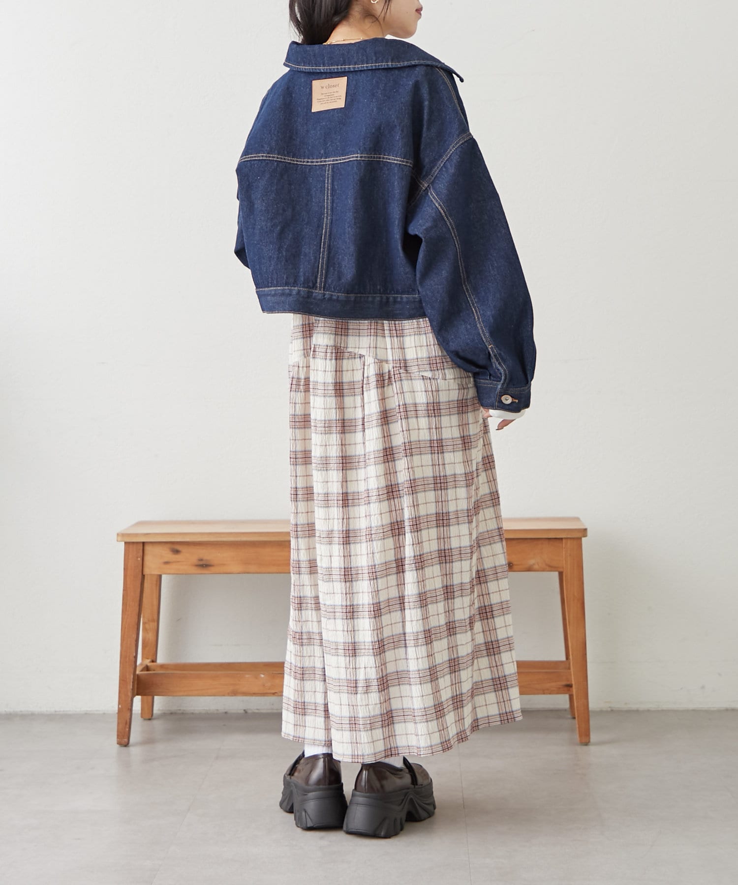 w closet(ダブルクローゼット) 【春アウター/３色展開】ショートGジャン