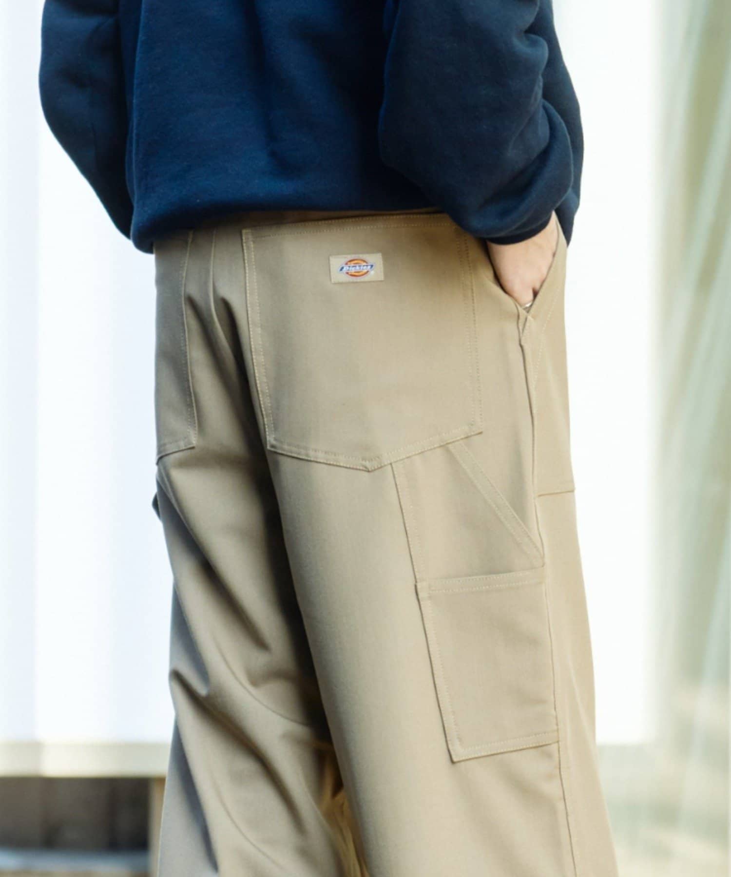 CIAOPANIC TYPY(チャオパニックティピー) レディース 【DICKIES別注】TRツイルミリタリーペインターパンツ ベージュ