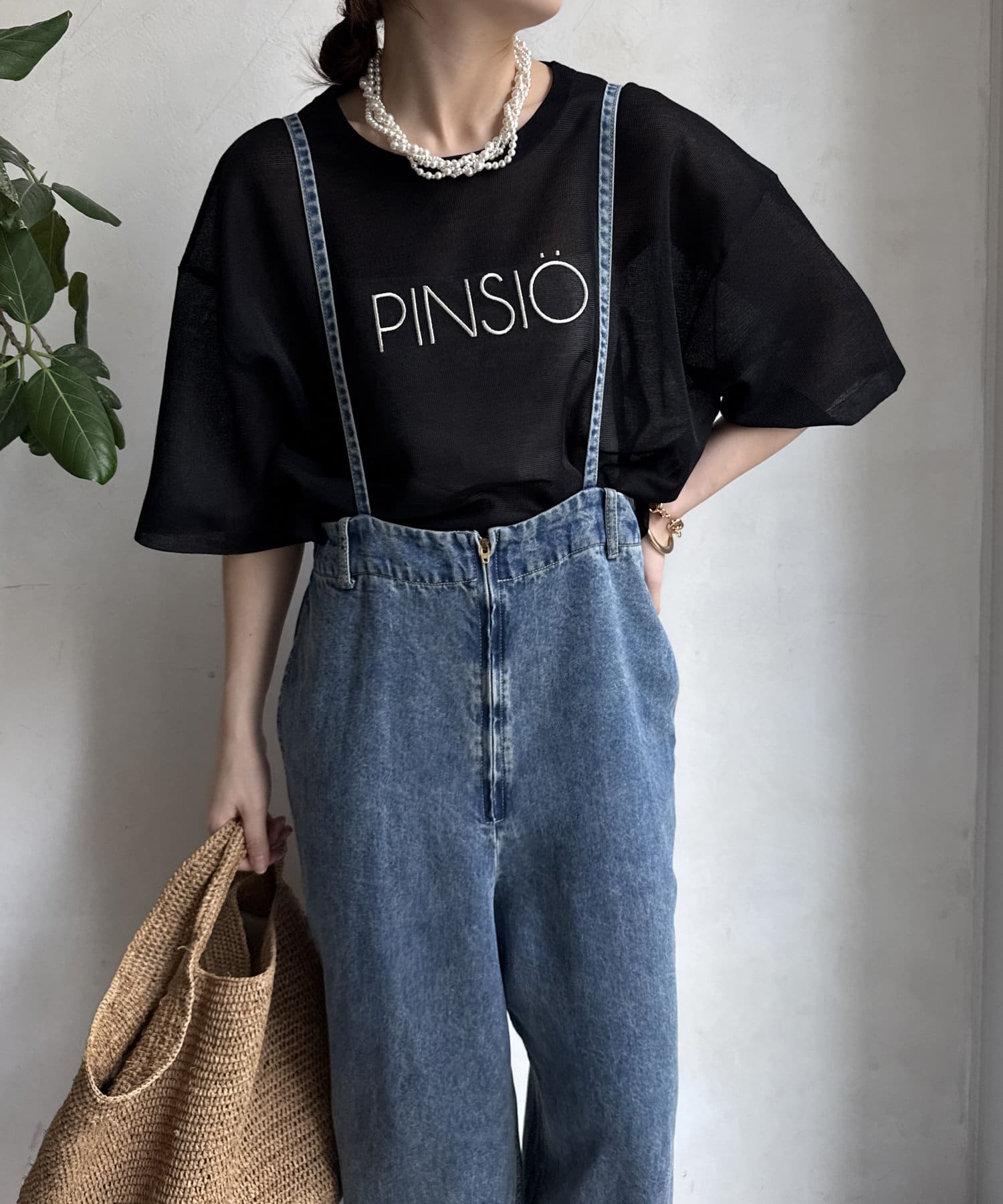 DOUDOU(ドゥドゥ) 【WEB限定】シアーPINSIOロゴニット