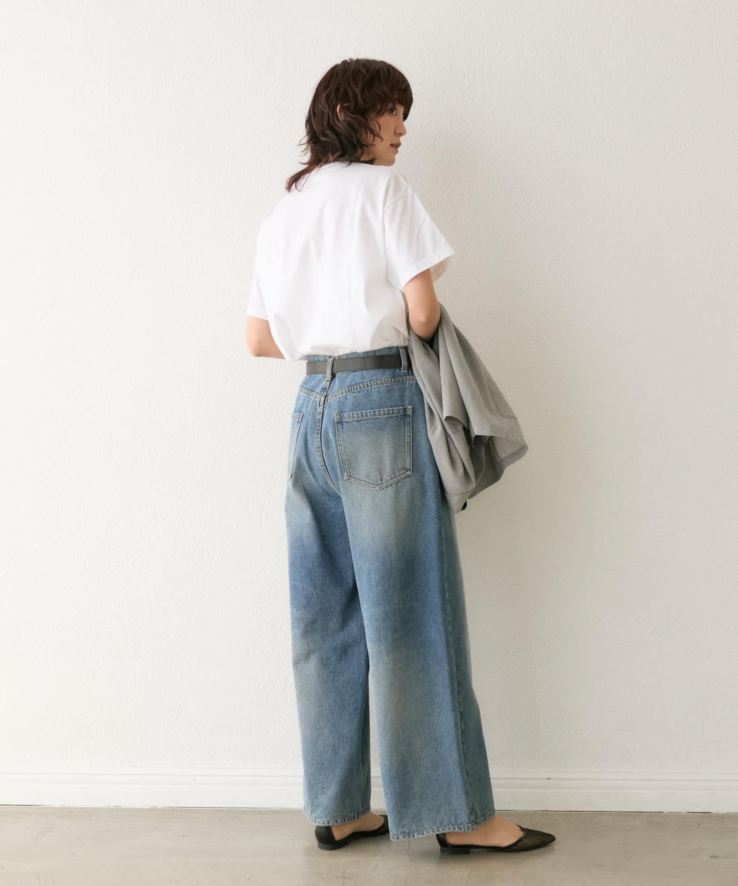 tシャツ 「コーデのポイントに」Year Number Tee レディース コーデのポイントに】Year Number Tee | RIVE DROITE(リヴドロワ