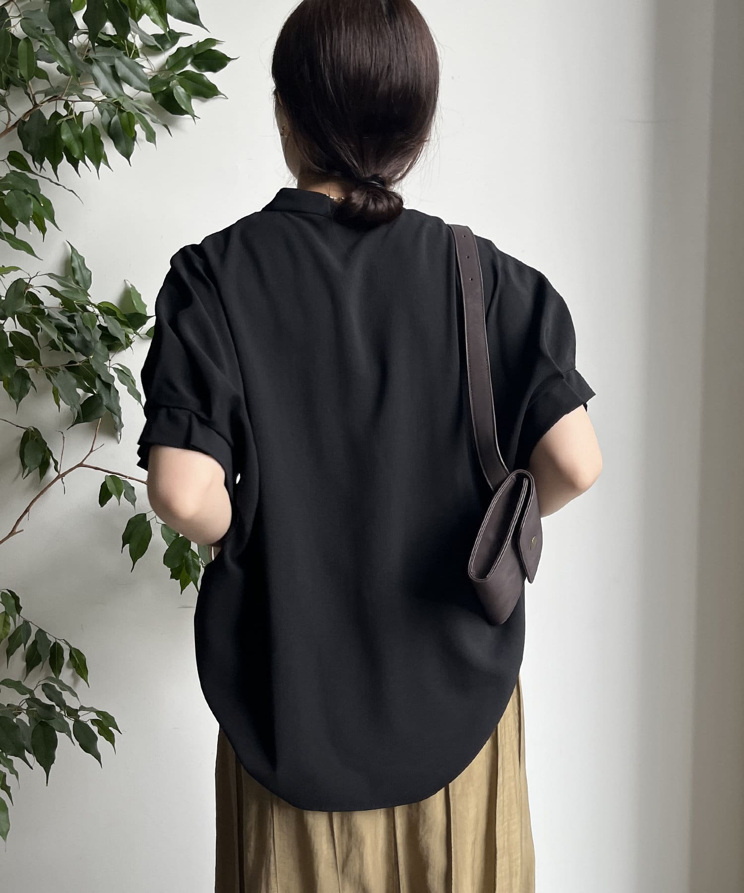 DOUDOU(ドゥドゥ) 【WEB限定】接触冷感ブラウス