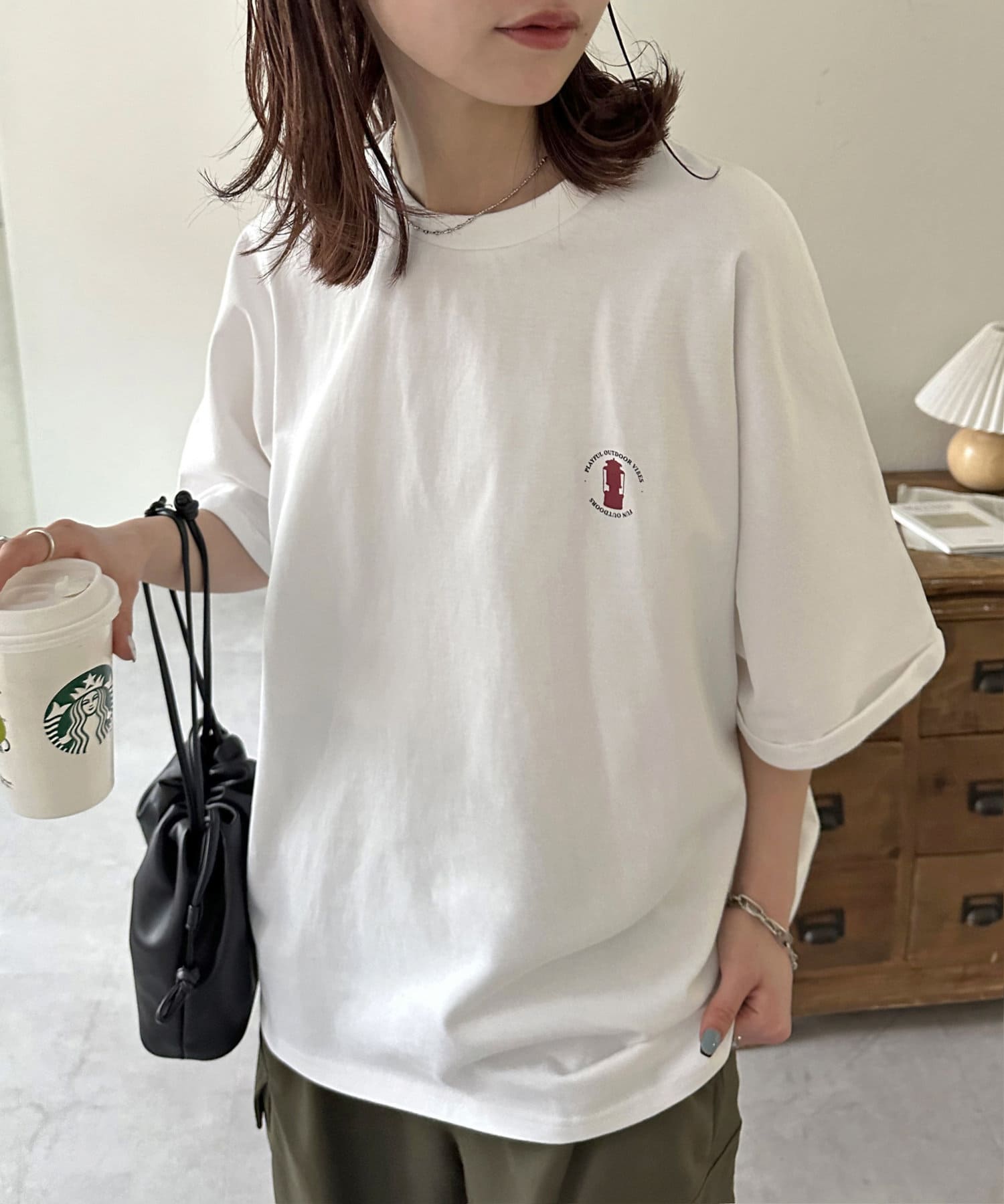 DISCOAT(ディスコート) 【Coleman別注】バックプリントTシャツ《ユニセックス》