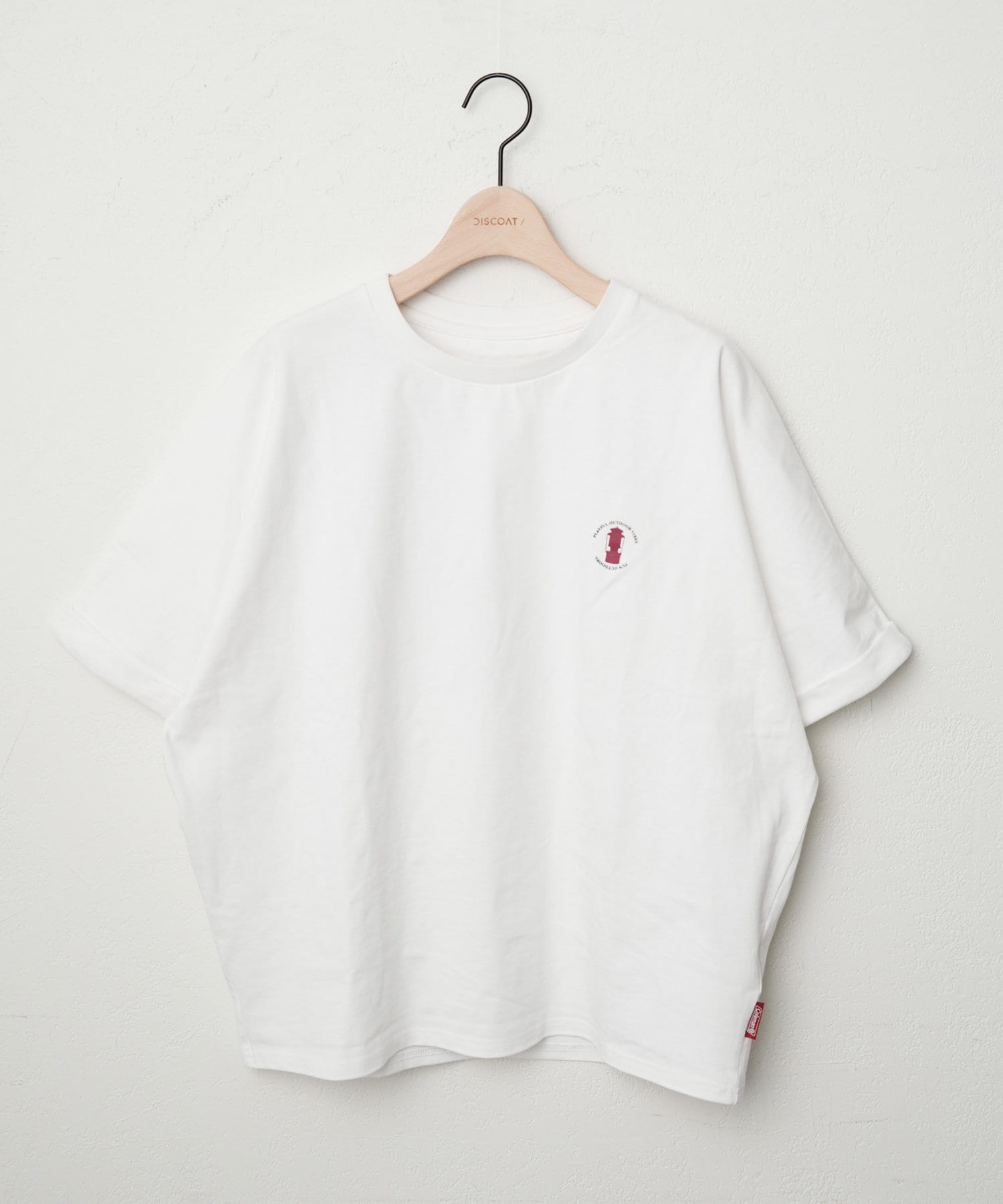 DISCOAT(ディスコート) 【Coleman別注】バックプリントTシャツ《ユニセックス》