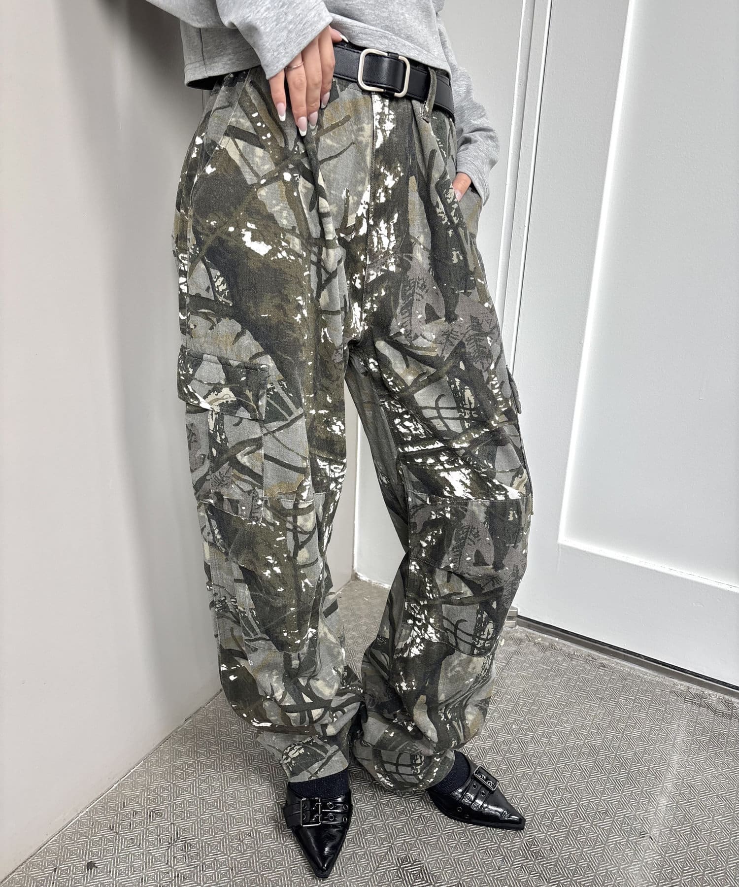 セットアップ対応/2サイズ】KOOKY'N M65型ワイドカーゴパンツ | WHO'S