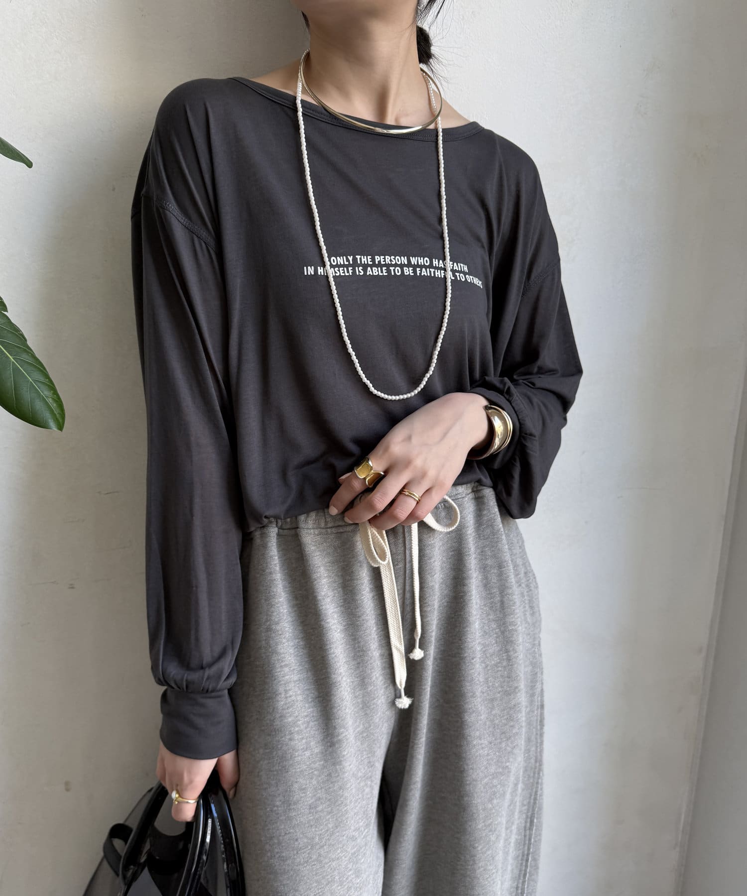 DOUDOU(ドゥドゥ) シアーロゴロンTEE