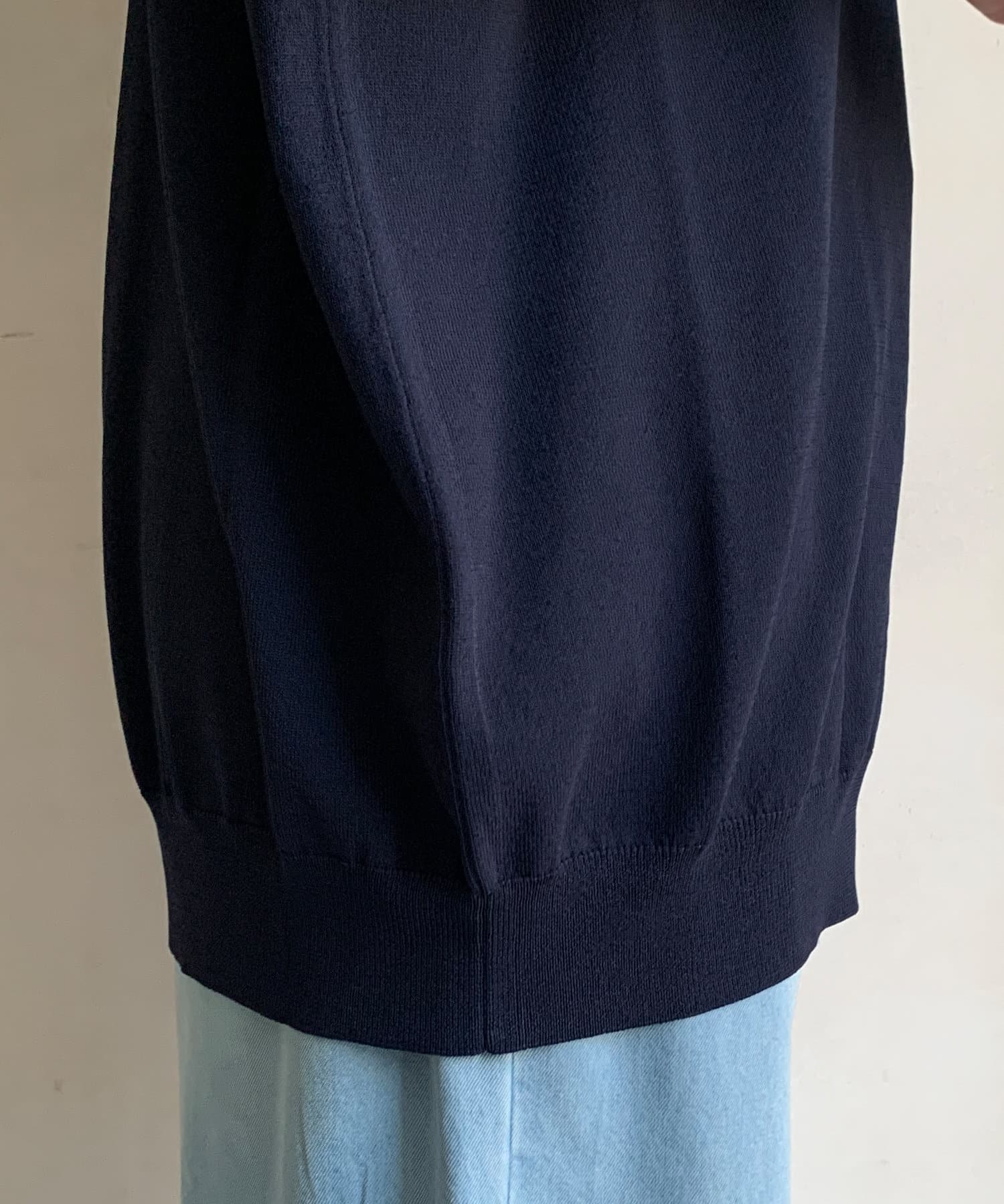 DOUDOU(ドゥドゥ) ニットワイドプルオーバー