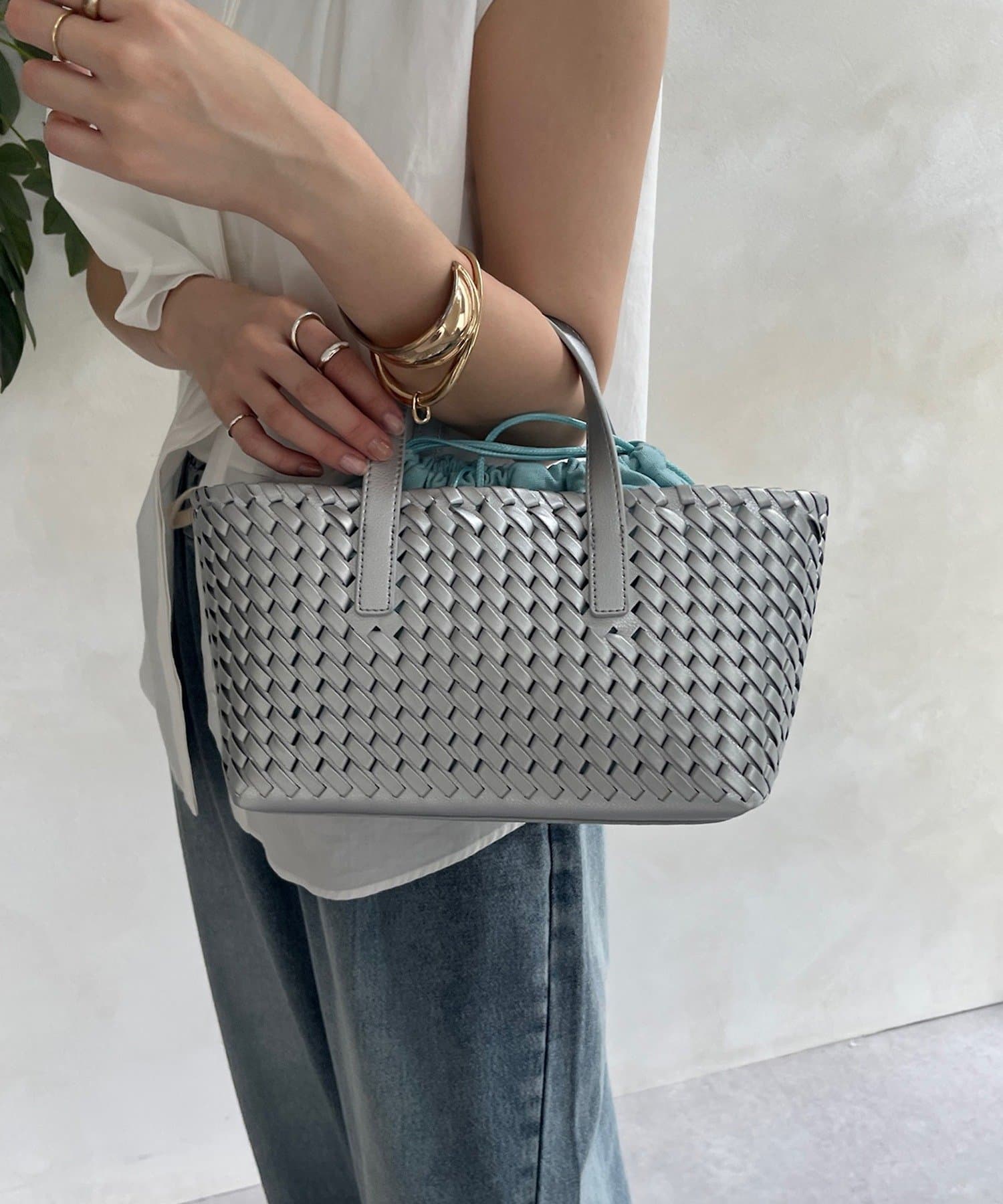 DOUDOU(ドゥドゥ) 【WEB限定】コードカガリスクエアトート