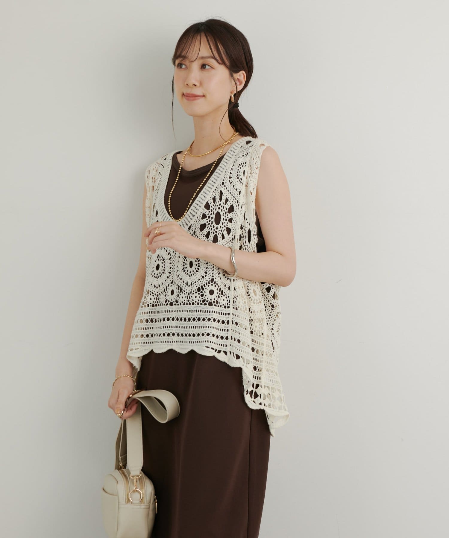 売り切れましたun dix cors♪アンディコール♪croisiere 新品 Croisiere ティアードワンピース 未使用 アンディコール 黒