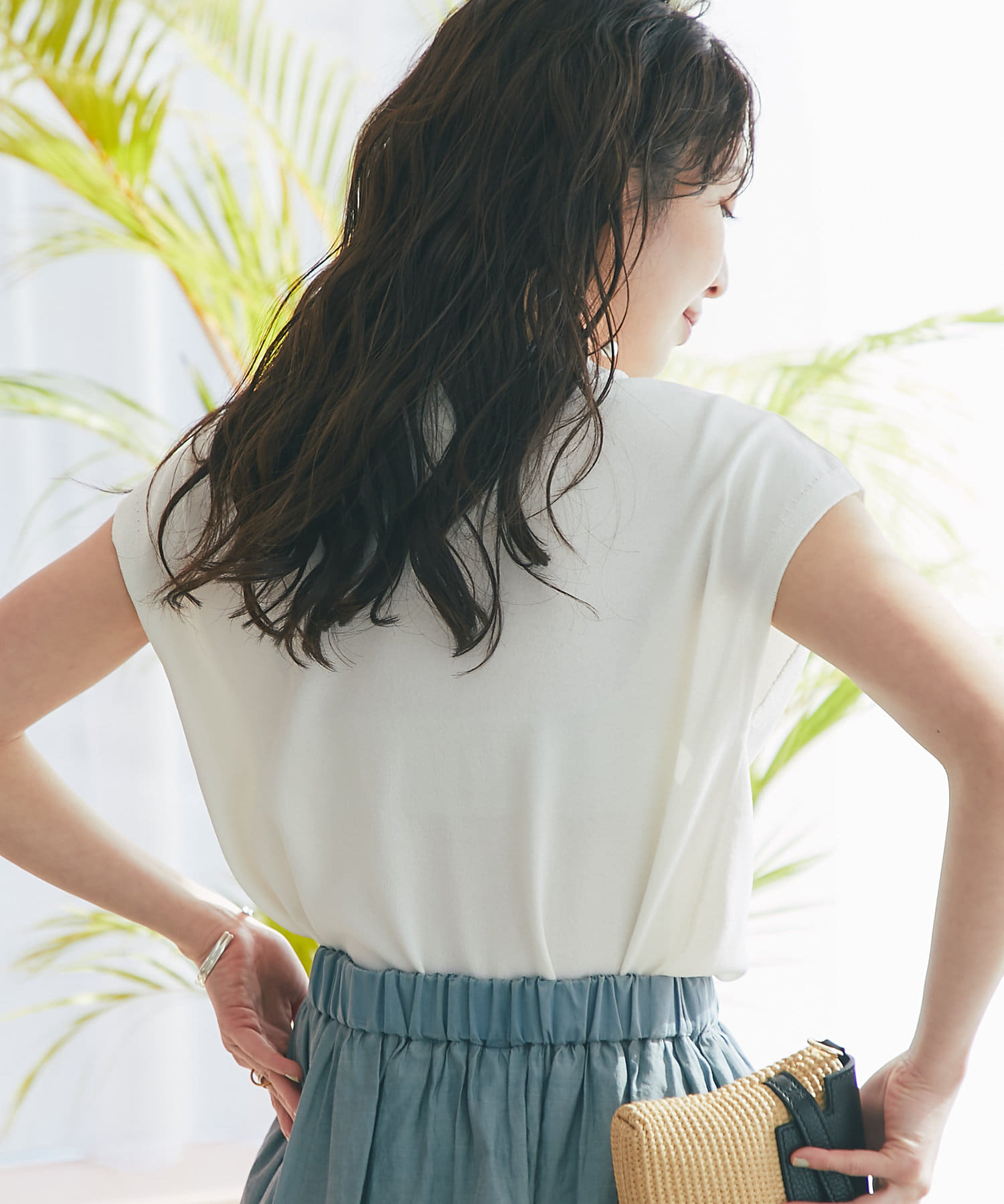 名品・UVカット・接触冷感】クールタッチUVハイネックフレンチ