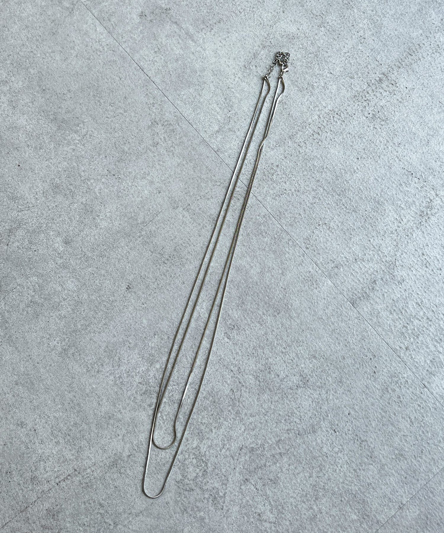 un dix cors(アンディコール) Wチェーンネックレス