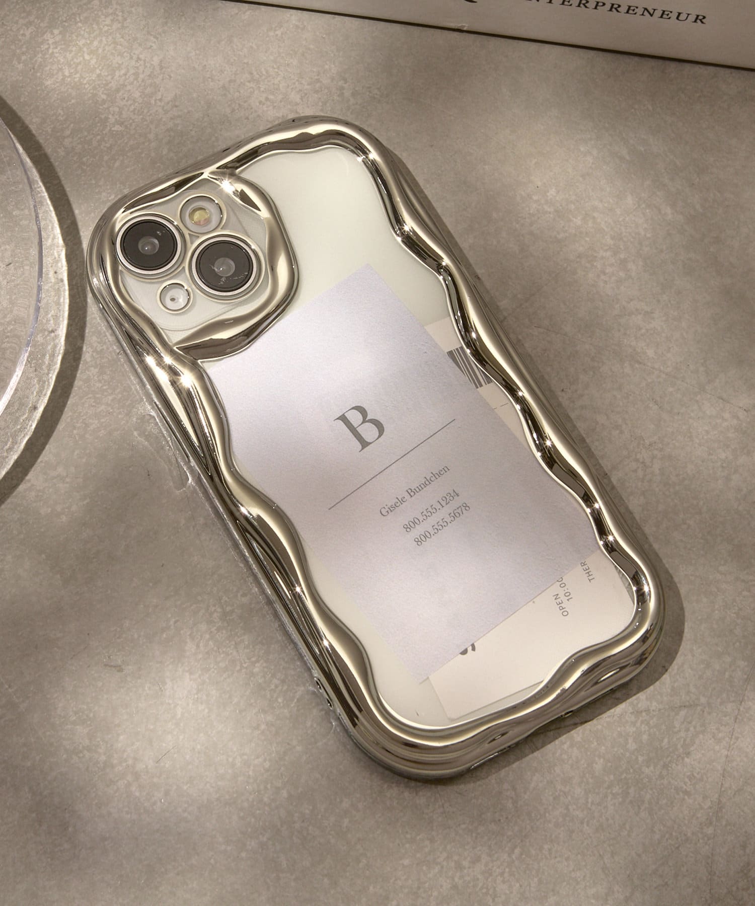Lattice(ラティス) メタルニュアンススマホケース(iPhone13/14)