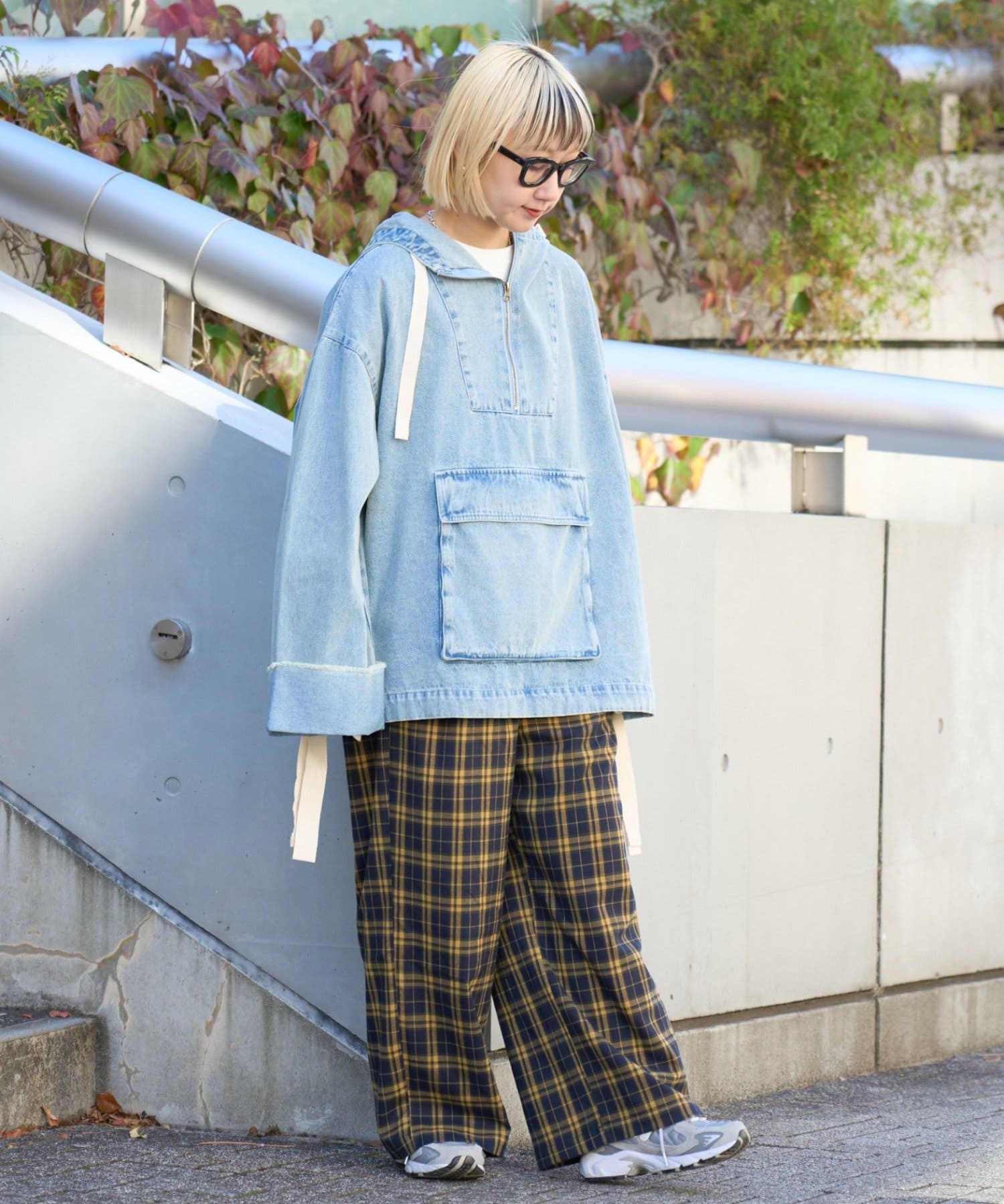 【willow】デニムシャツアノラック　チャオパニックティピー　タグ付き ユニセックス】ビックシルエットコットンデニムジャケット