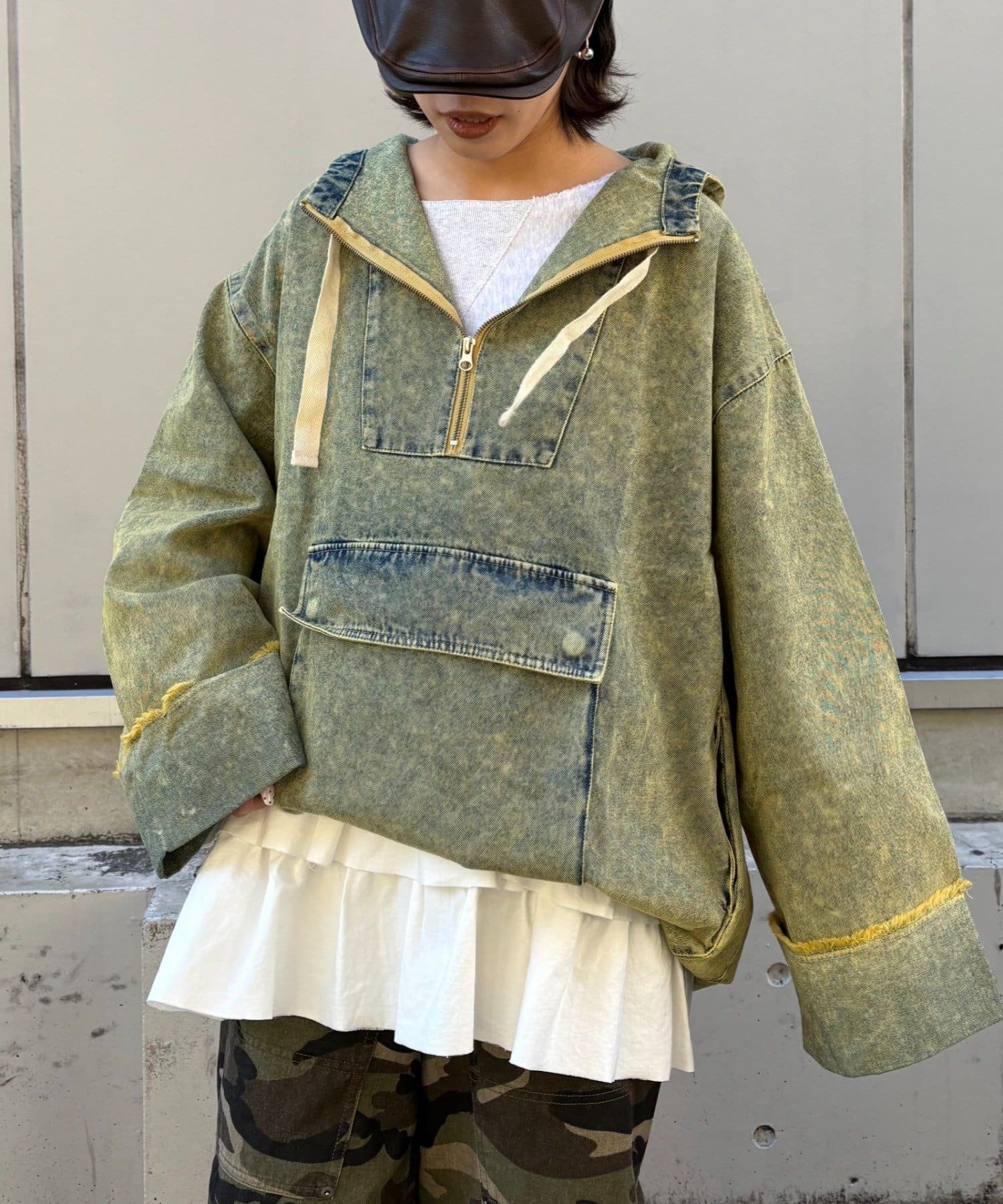 CIAOPANIC TYPY(チャオパニックティピー) 【SOUNDS GOOOOD 】デニムアノラックパーカー