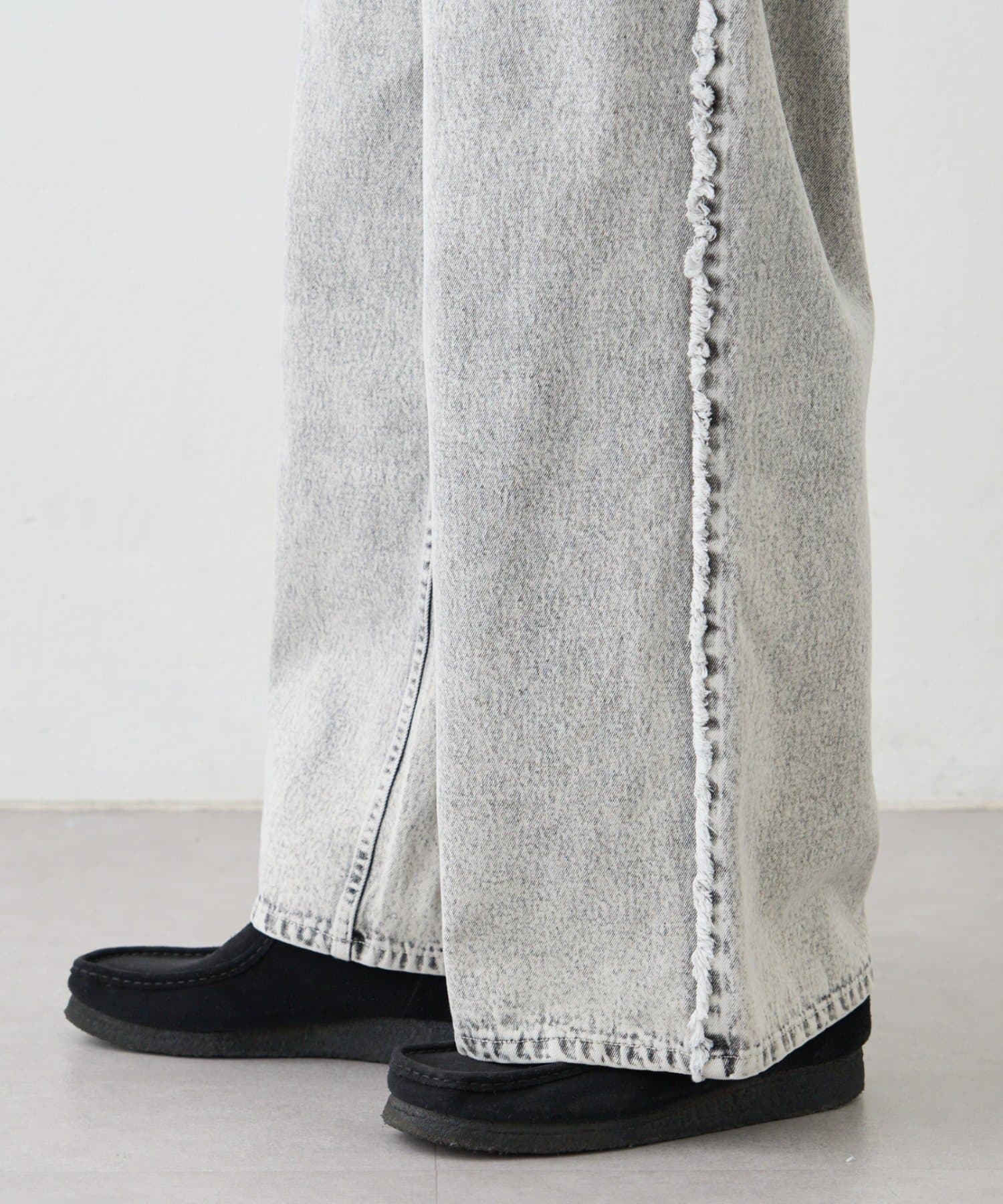 CIAOPANIC TYPY(チャオパニックティピー) 【SOUNDS GOOOOD】デニムフリンジワイドパンツ