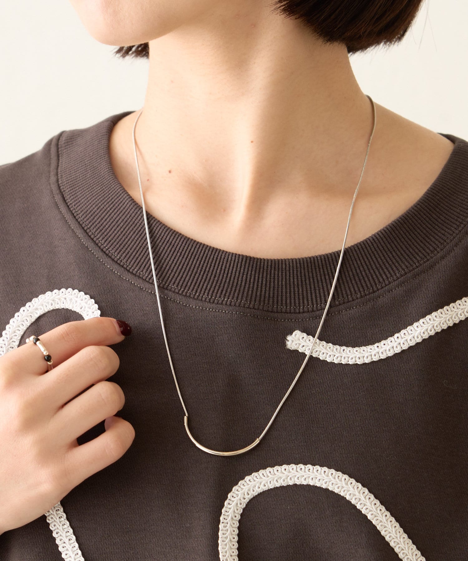 バーモチーフネックレス | Jena espace merveilleux(ジェナ エスパス