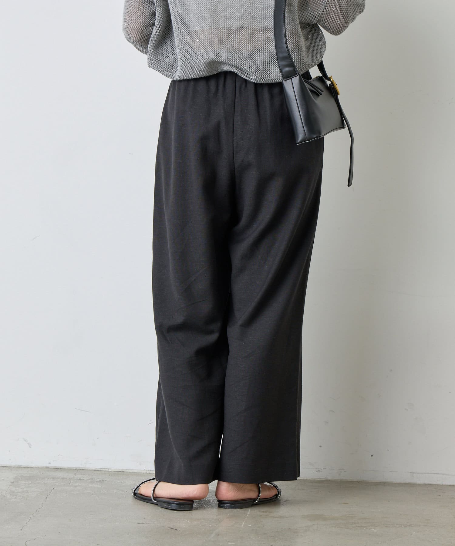 Jena　espace merveilleux(ジェナ　エスパスメルヴェイユ) リネンキャタピラーパンツ