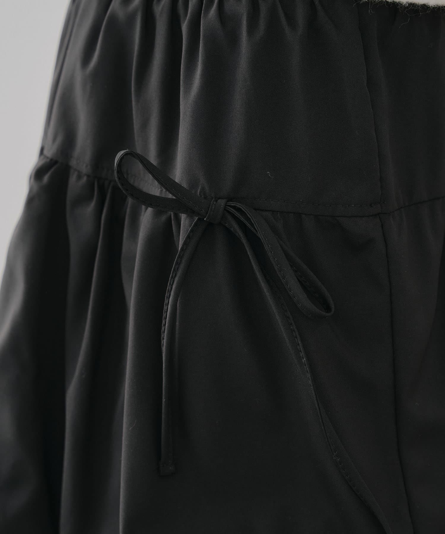 NICE CLAUP / OLIVE des OLIVE OUTLET(ナイスクラップ  / オリーブ デ オリーブ アウトレット) 【春の新作】【OUTLET限定】リボンバルーンミニスカート