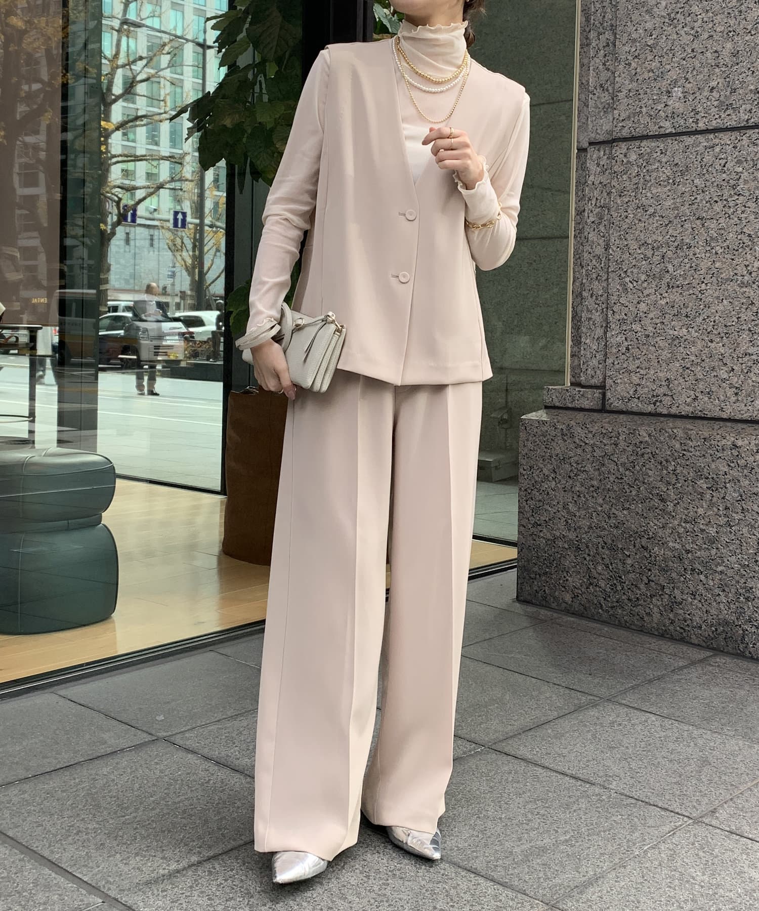 ♡ロングジレバックペプラムデザイン
