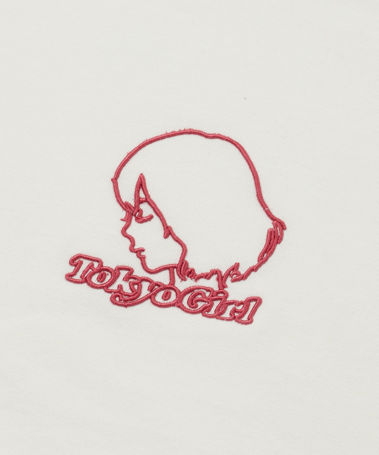 WHO’S WHO gallery(フーズフーギャラリー) WEB限定/2サイズ【TOKYO GIRL/東京ガール】3D刺繍ロゴクルー