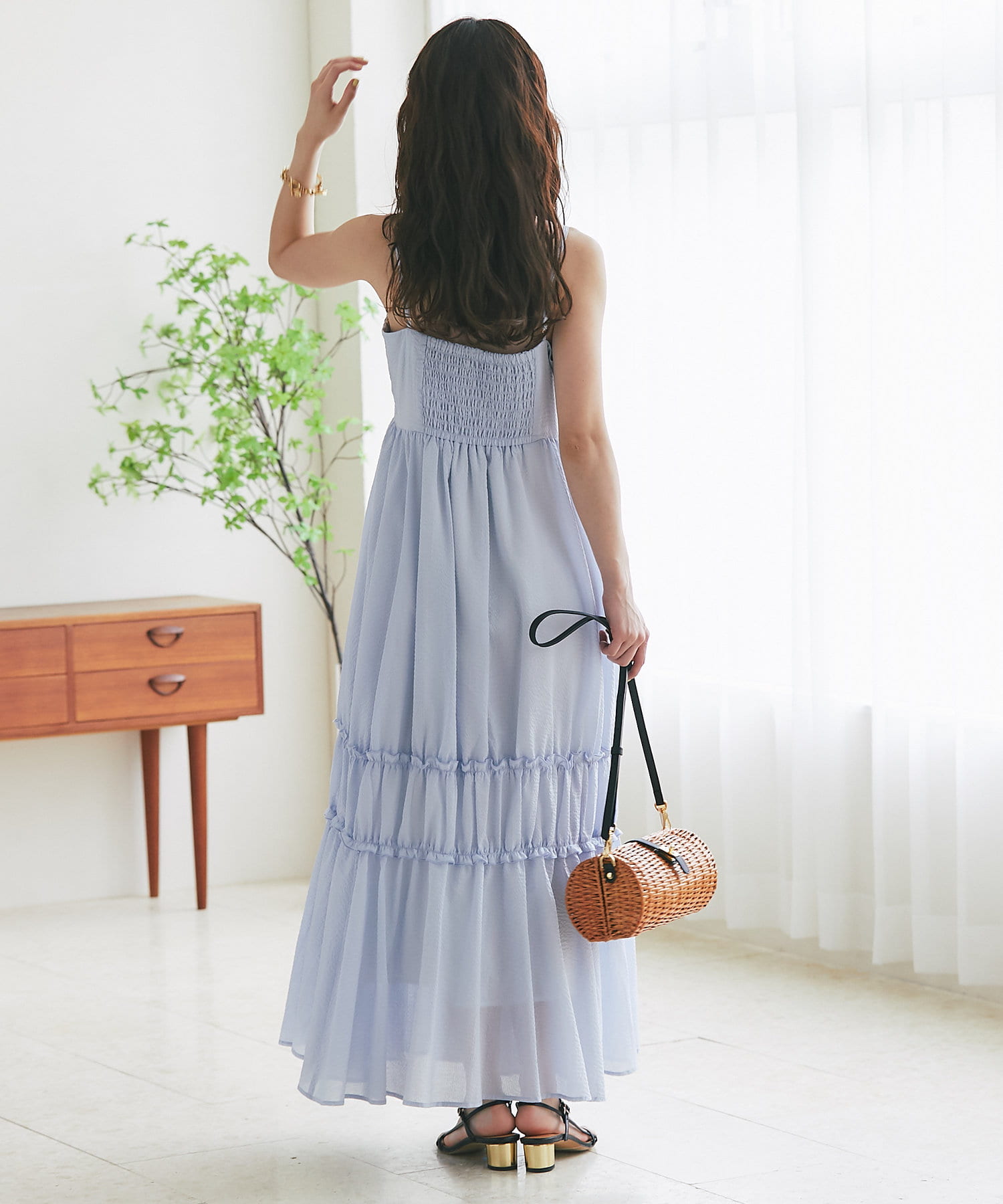 La boutique BonBon(ラブティックボンボン) メタリックヒールサンダル