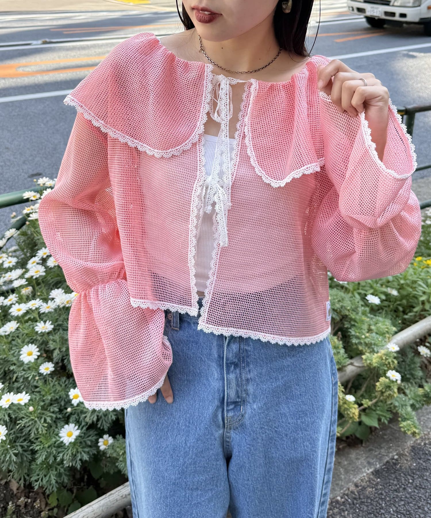 信頼も高い HELLO.SANFRANCISCO】メッシュレースボレロブラウス | CIAOPANIC 服&ファッション小物