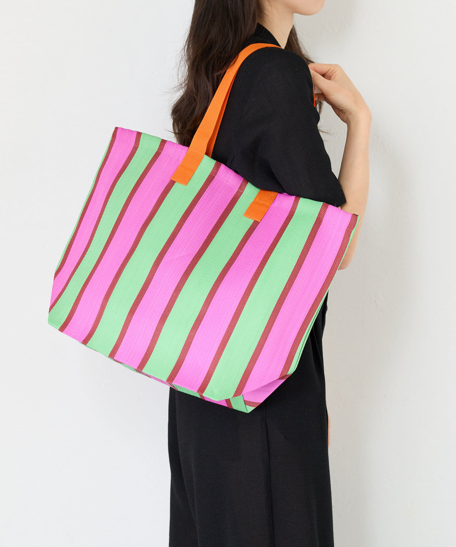 BIRTHDAY BAR(バースデイバー) STRIPE MOTHERS BAG