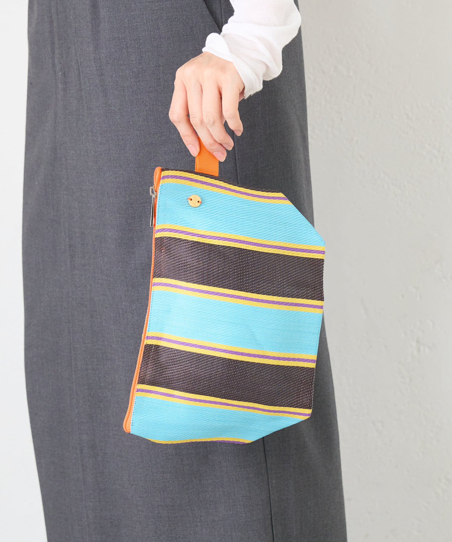 BIRTHDAY BAR(バースデイバー) STRIPE POUCH