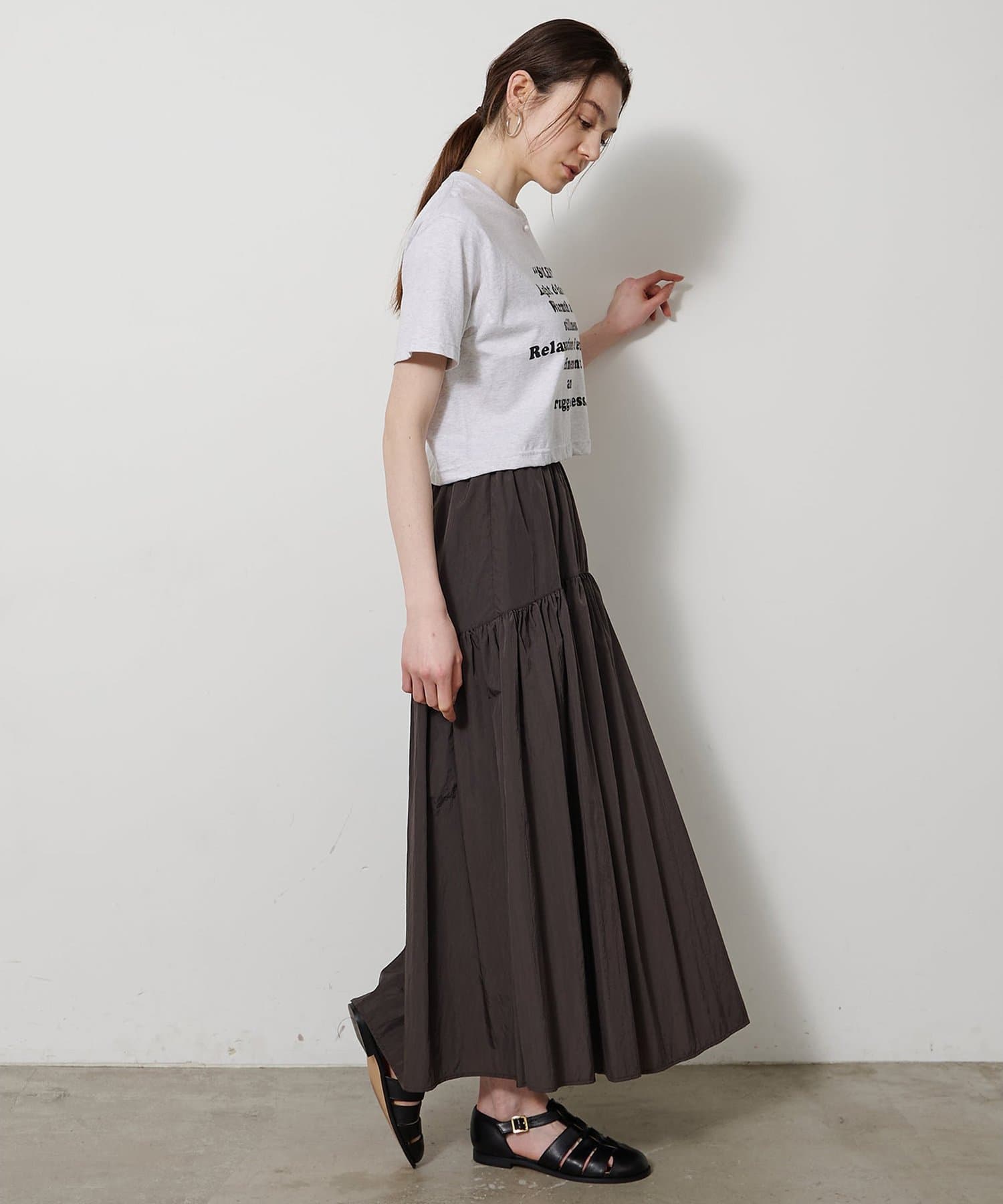 Whim Gazette(ウィム ガゼット) ヴィンテージタフタスカート