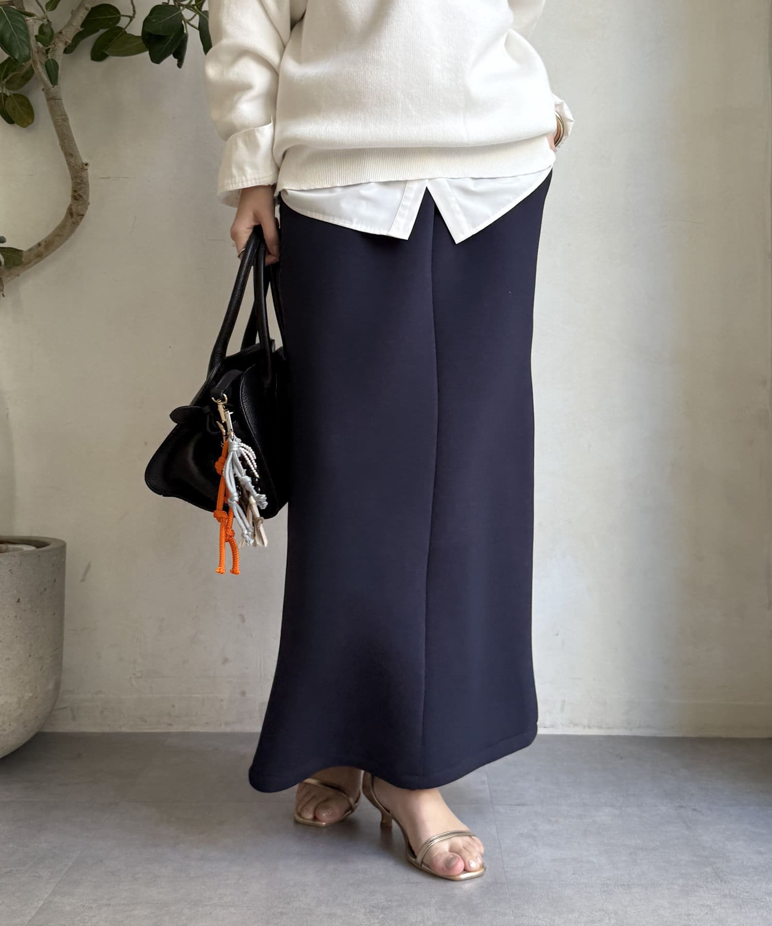 DOUDOU(ドゥドゥ) 【WEB限定】配色スカート