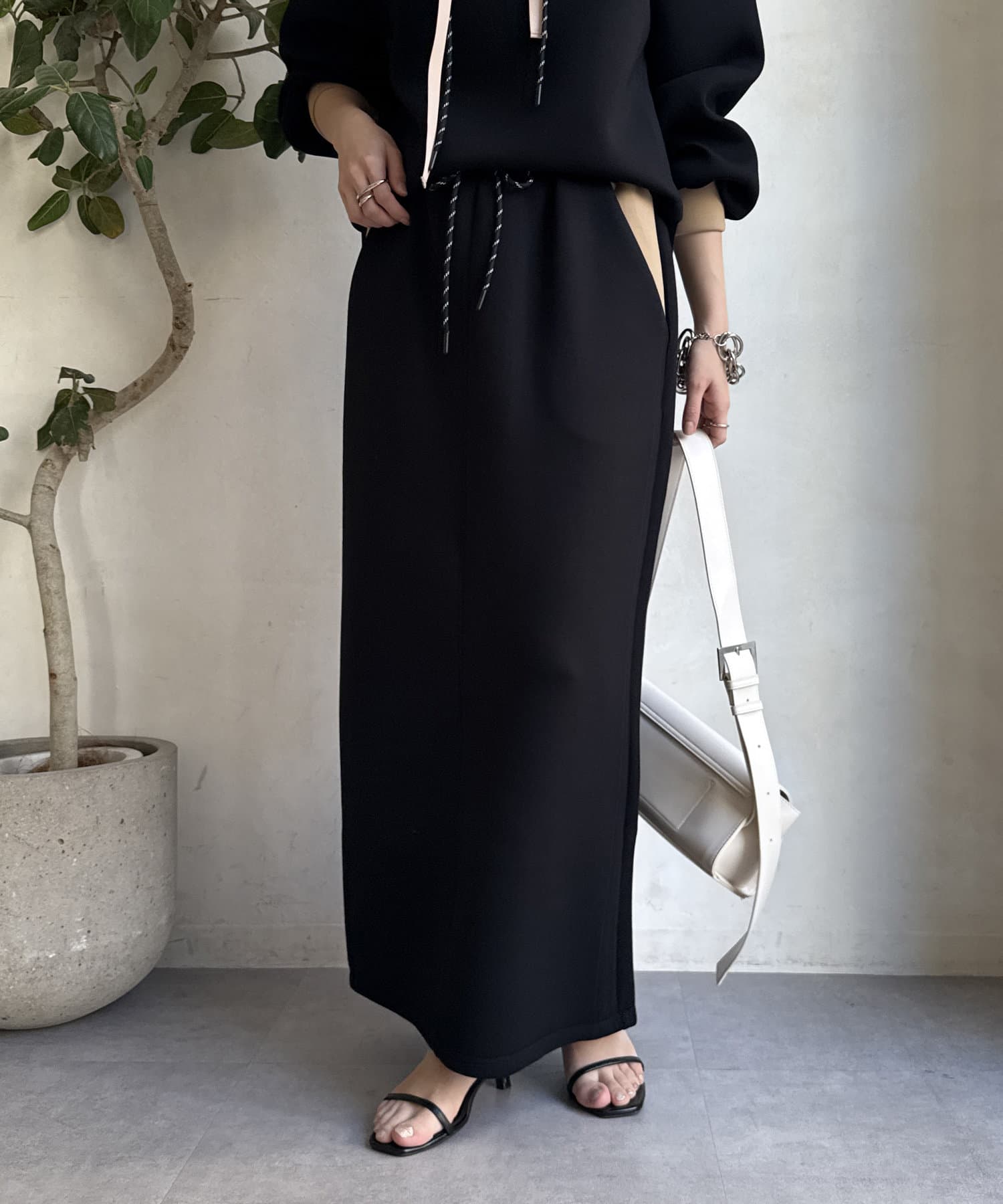 DOUDOU(ドゥドゥ) 【WEB限定】配色スカート