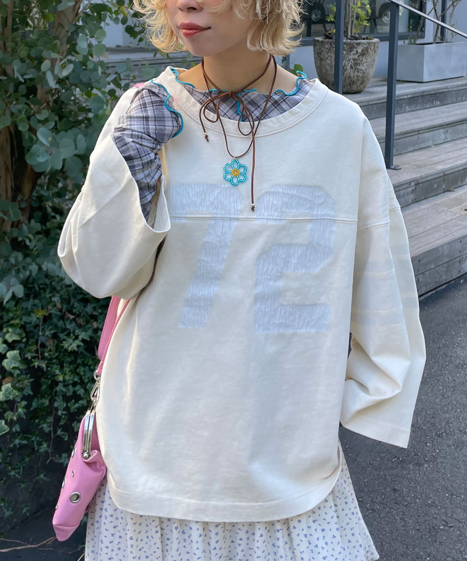 tシャツ 「HELLO.SANFRANCISCO/ハローサンフランシスコ」ピグメントロゴTEE レディース HELLO.SANFRANCISCO/ハローサンフランシスコ】ピグメントロゴTEE