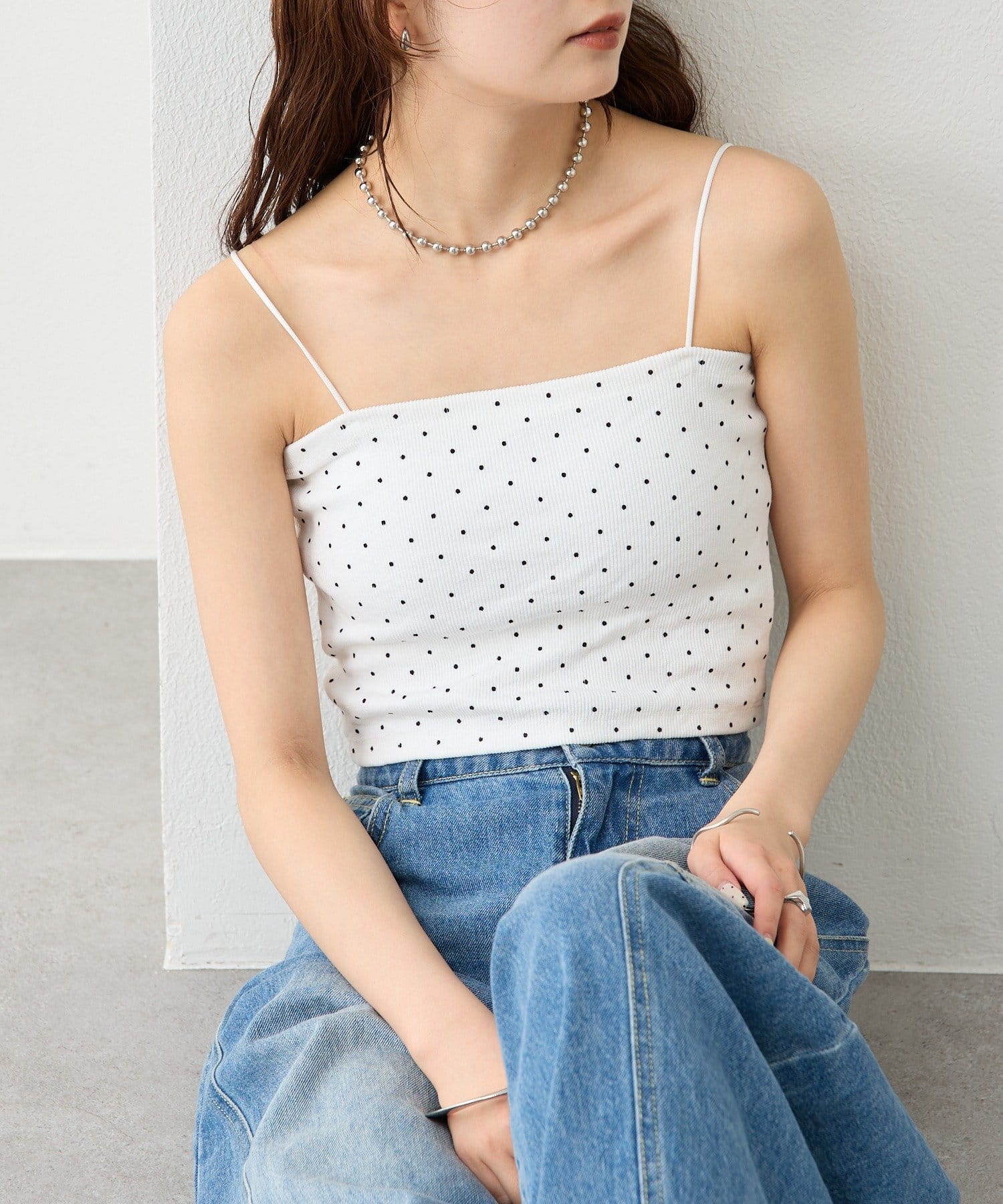 mystic(ミスティック) 【万能インナー/嬉しい6色展開】パット付きショートキャミソール2