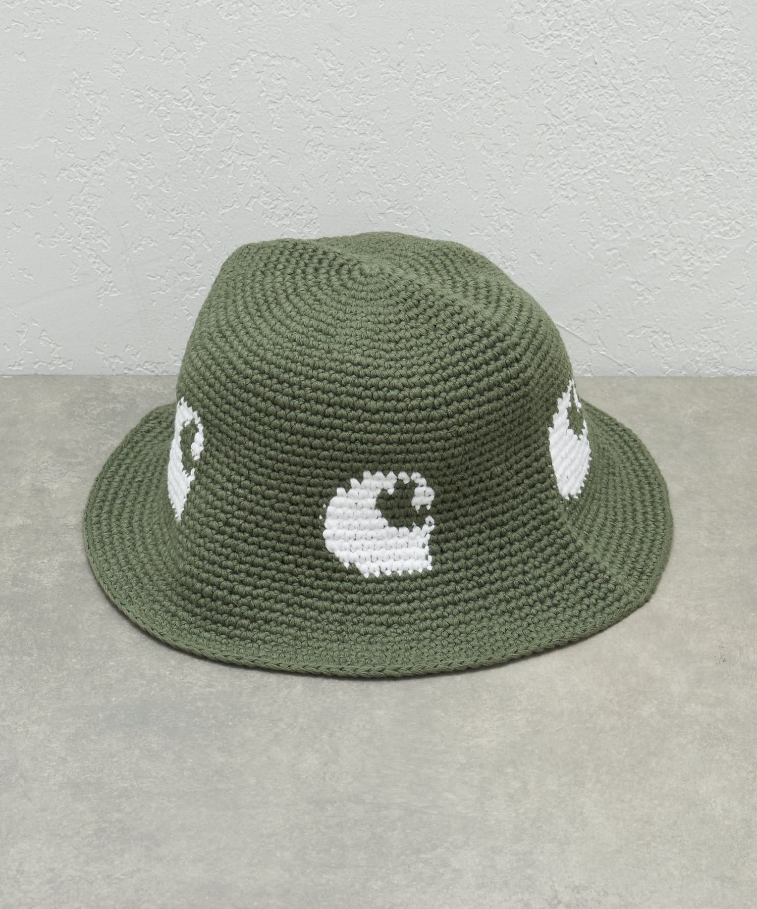 Carhartt WIP CANE HAT カーハート クラッシャーハット CARHARTT WIP CANE HAT BLACK M-L ¥16,500 コットンで編まれた