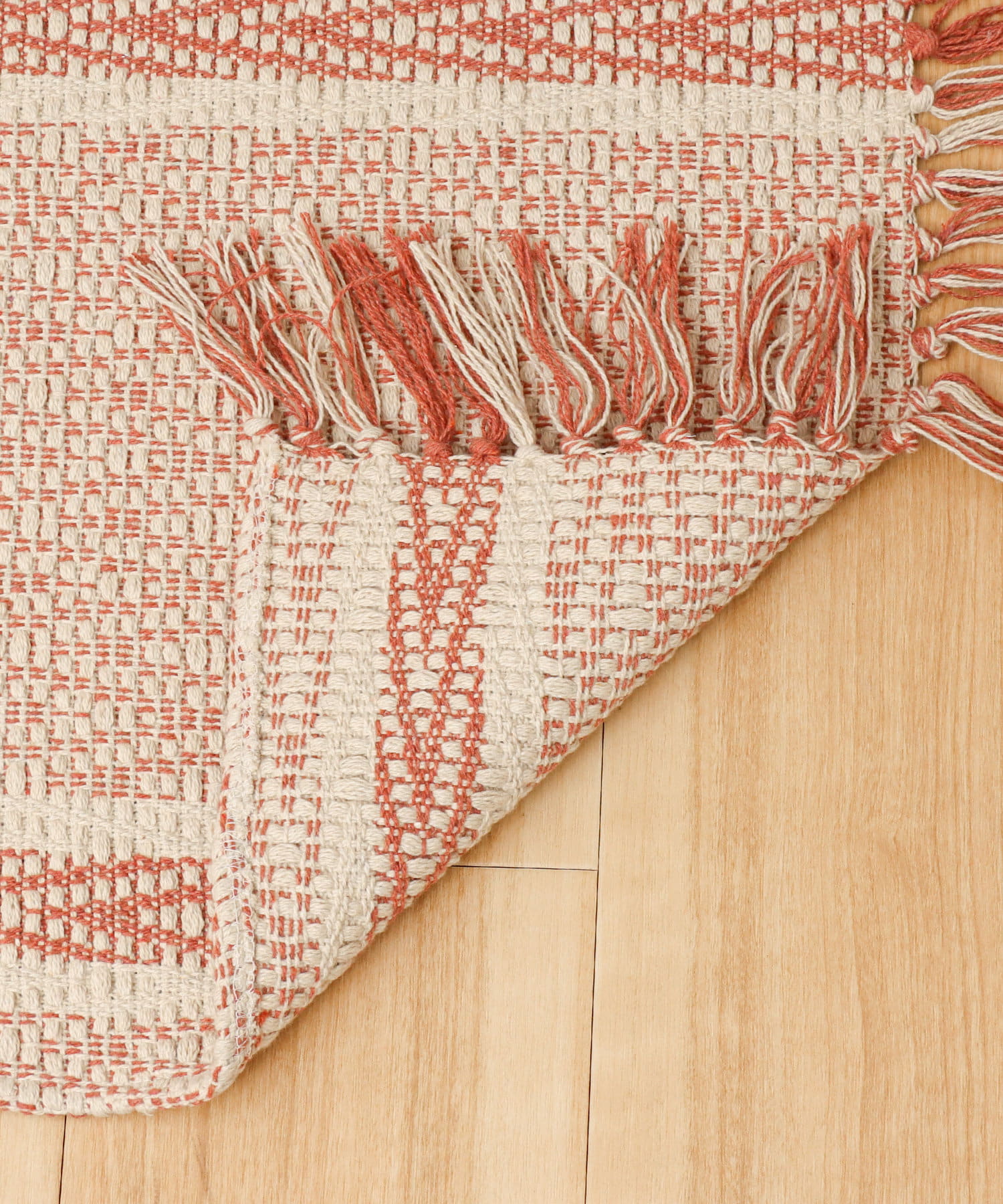 3COINS(スリーコインズ) インテリアマットシェブロン：40×60cm