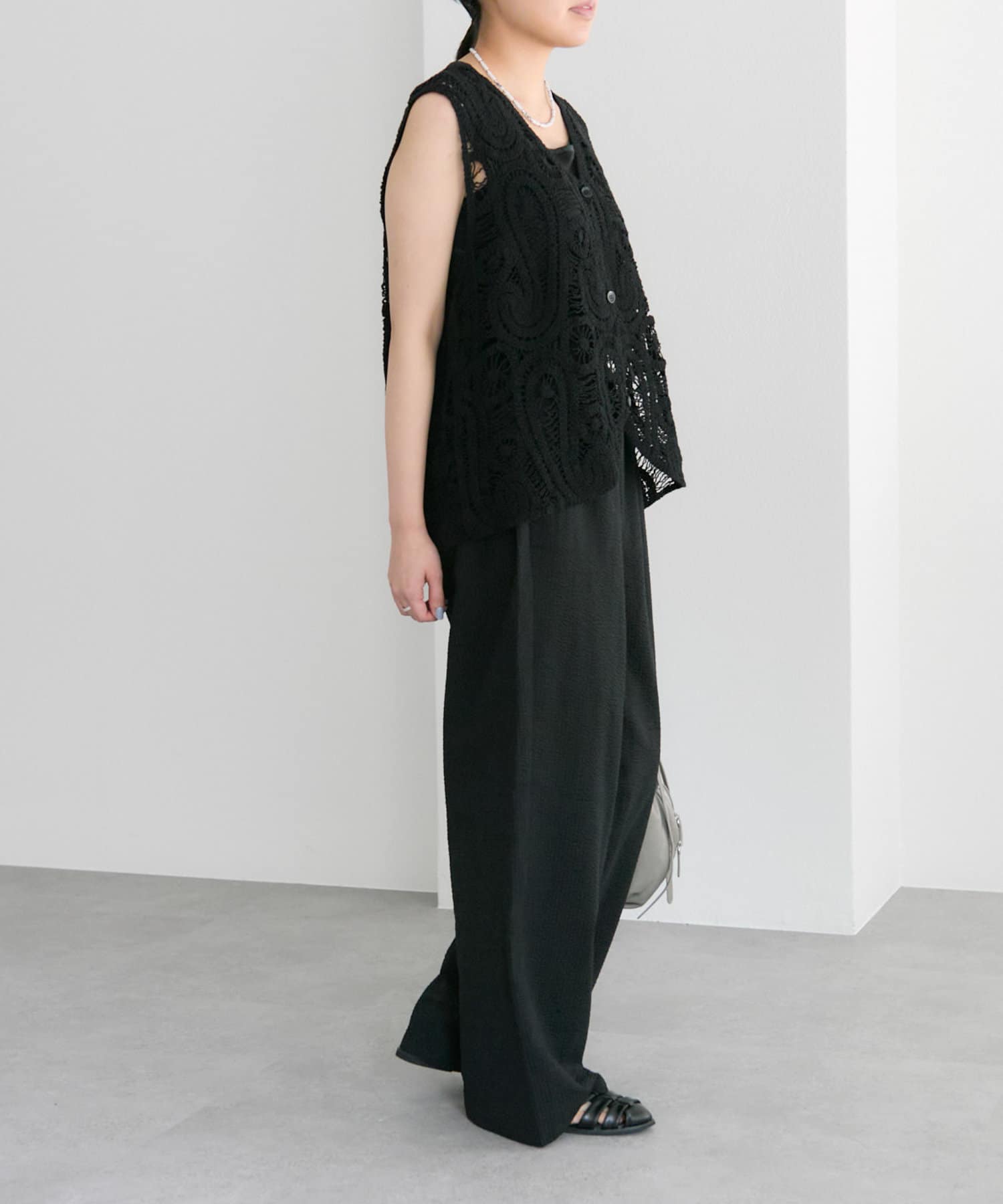 新品　ear PAPILLONNER SUM1 STYLE レース編みベスト 新品 ear PAPILLONNER SUM1 STYLE レース編みベスト ear PAPILLONNER