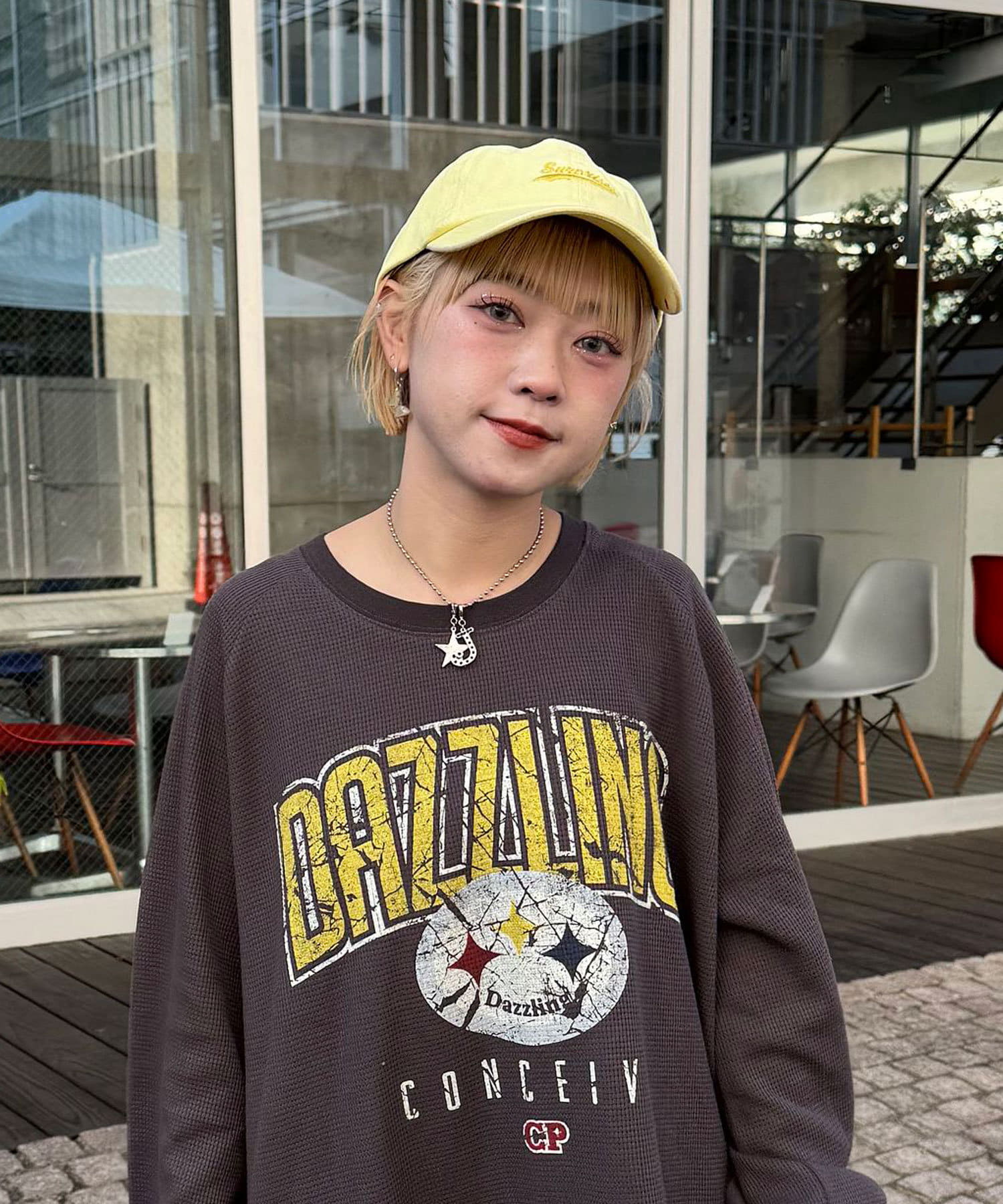 ピグメント刺繍カラーキャップ | CIAOPANIC(チャオパニック